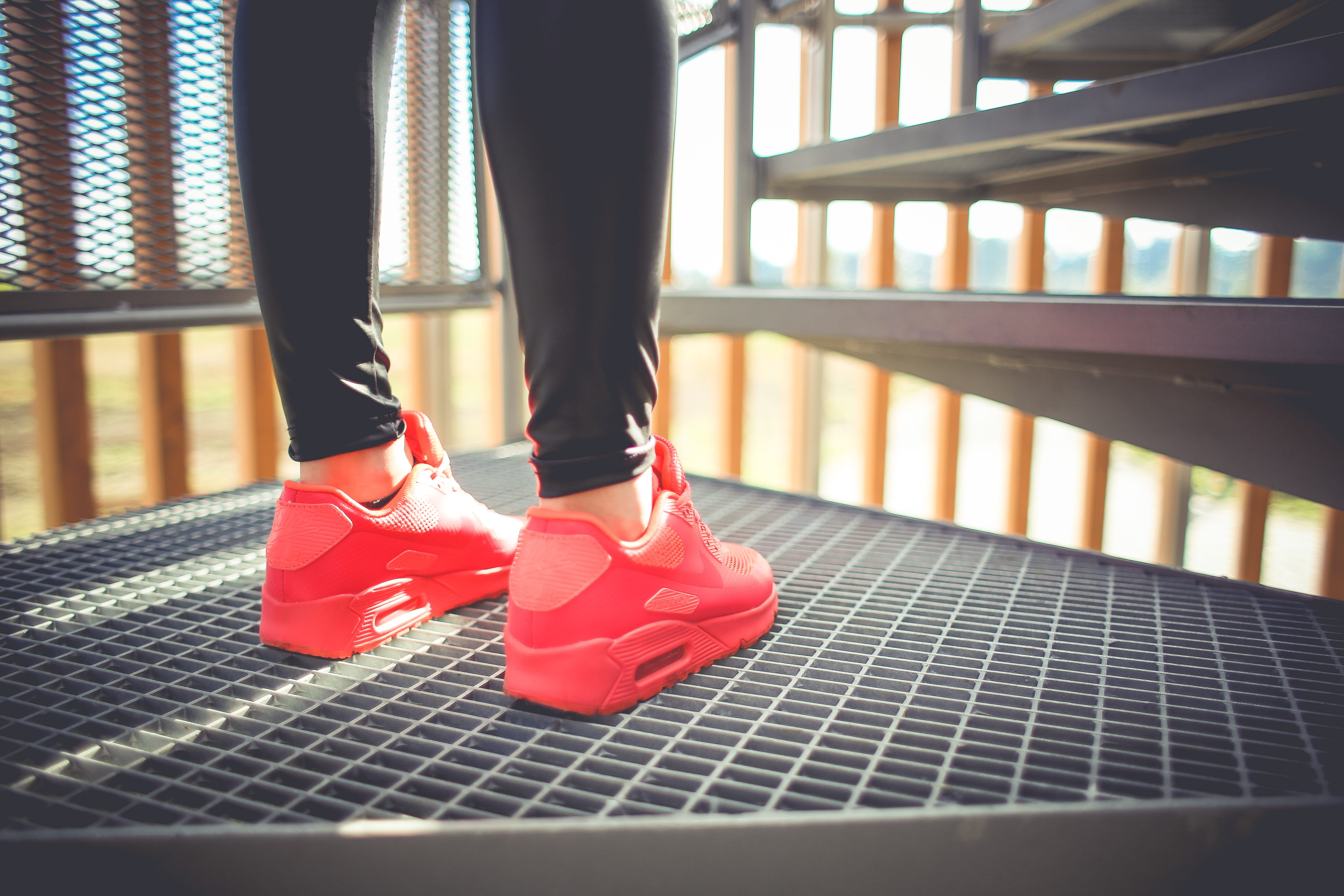 Running, relaxation Exercise, females, 5K, exercising, outdoors, body part, sports Clothing, stairs, healthy Lifestyle, human Foot, real people, standing, HD Wallpaper