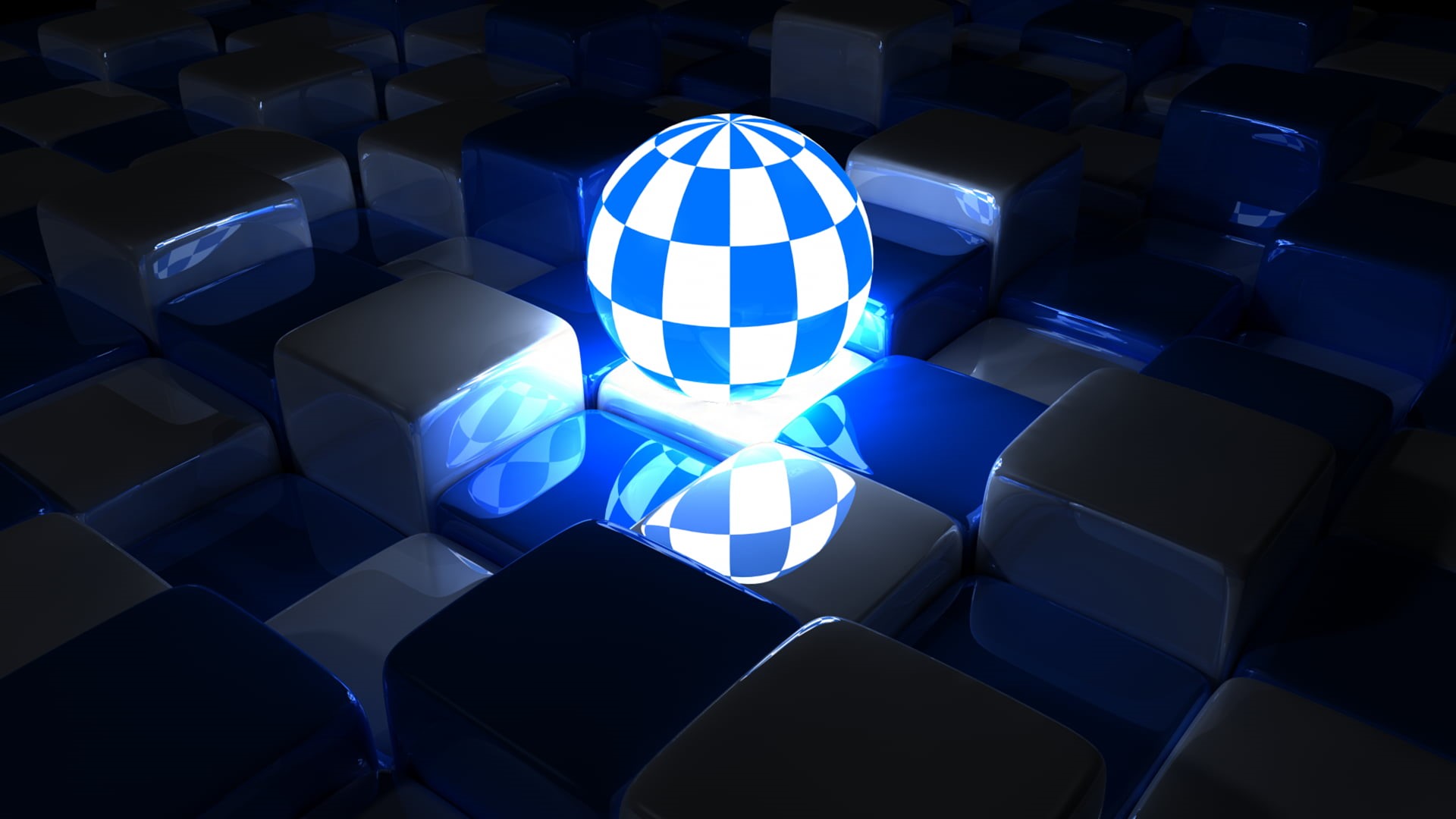 indoors, sphere, close-up, three dimensional, lamp, ball, high angle view, dark, glowing, design, business, lighting equipment, seat, blue, illuminated, HD Wallpaper
