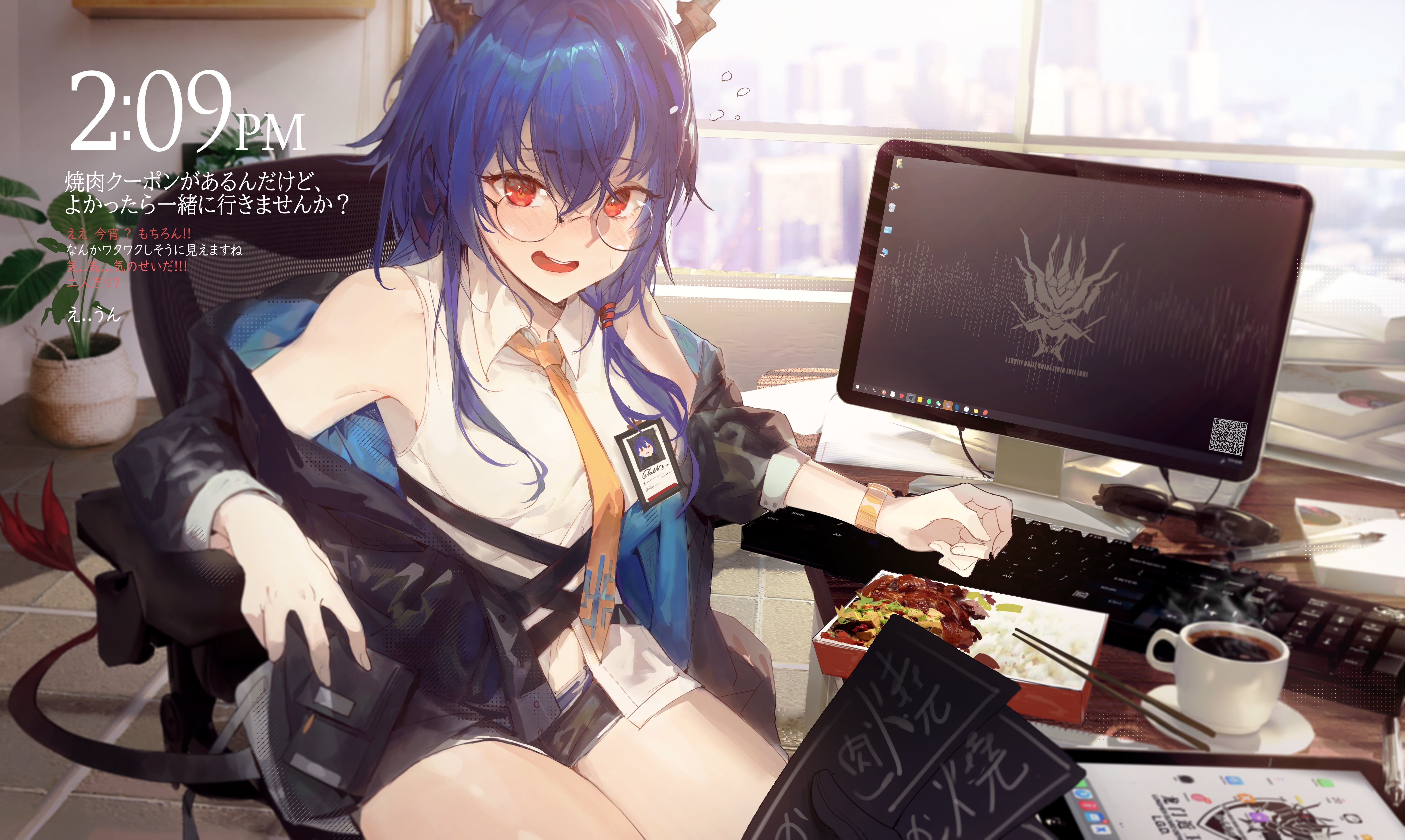 Chen (Arknights), 5K, anime, Arknights, anime girls, Kuroduki, HD Wallpaper