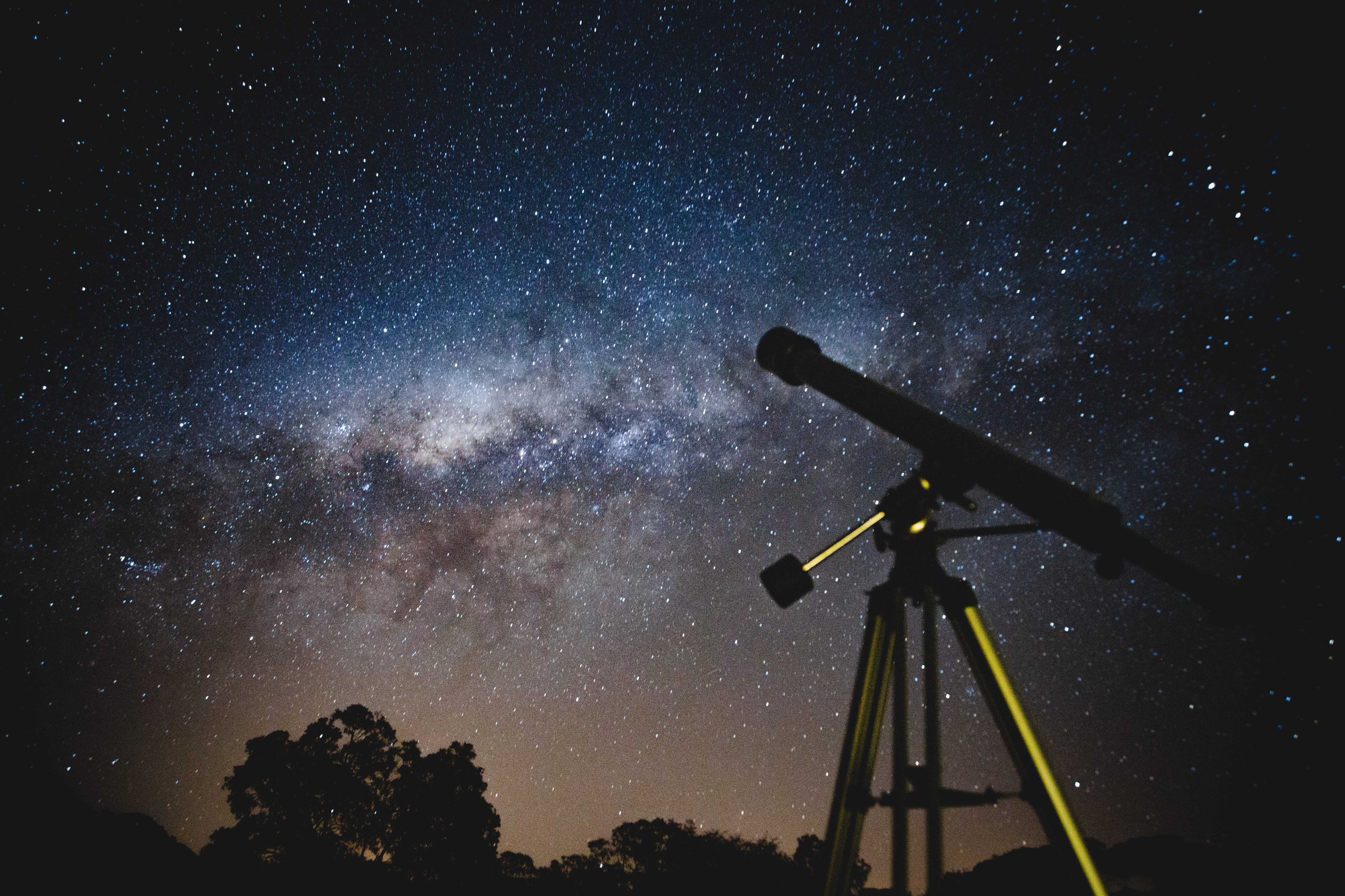 star - space, milky way, dark, constellation, black, telescope, sky, exploration, night, star, scenics - nature, science, beauty in nature, starry sky, HD Wallpaper