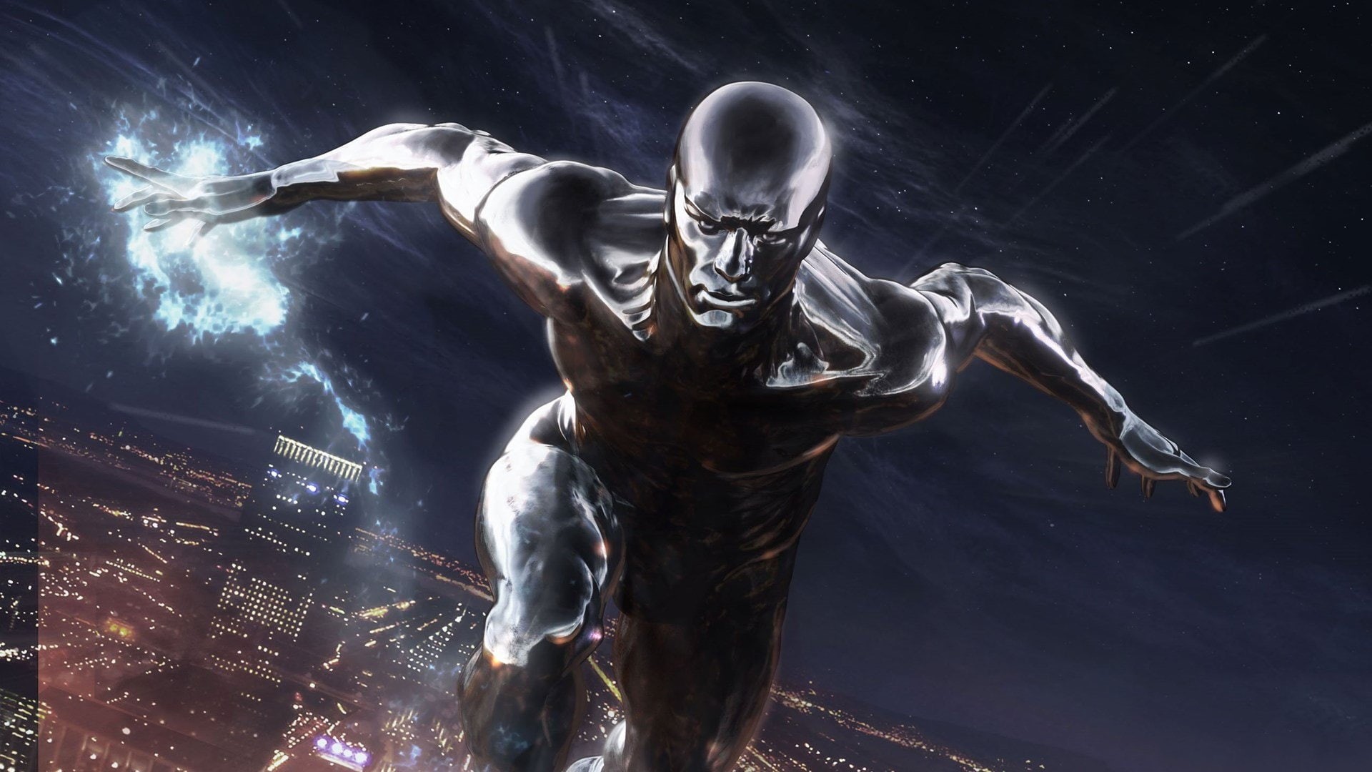 Fantastic 4: Rise of the Silver Surfer, Silver Surfer, Movie, 1080P, HD Wallpaper
