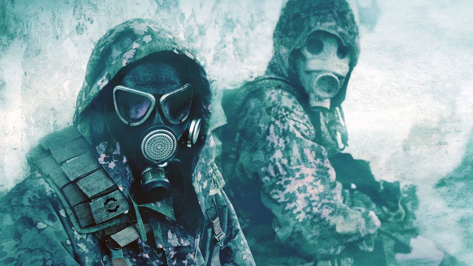safety, portrait, security, gas masks, gas mask, people, apocalyptic, men, two people, unrecognizable person, front view, mask, headshot, adult, obscured face, HD Wallpaper