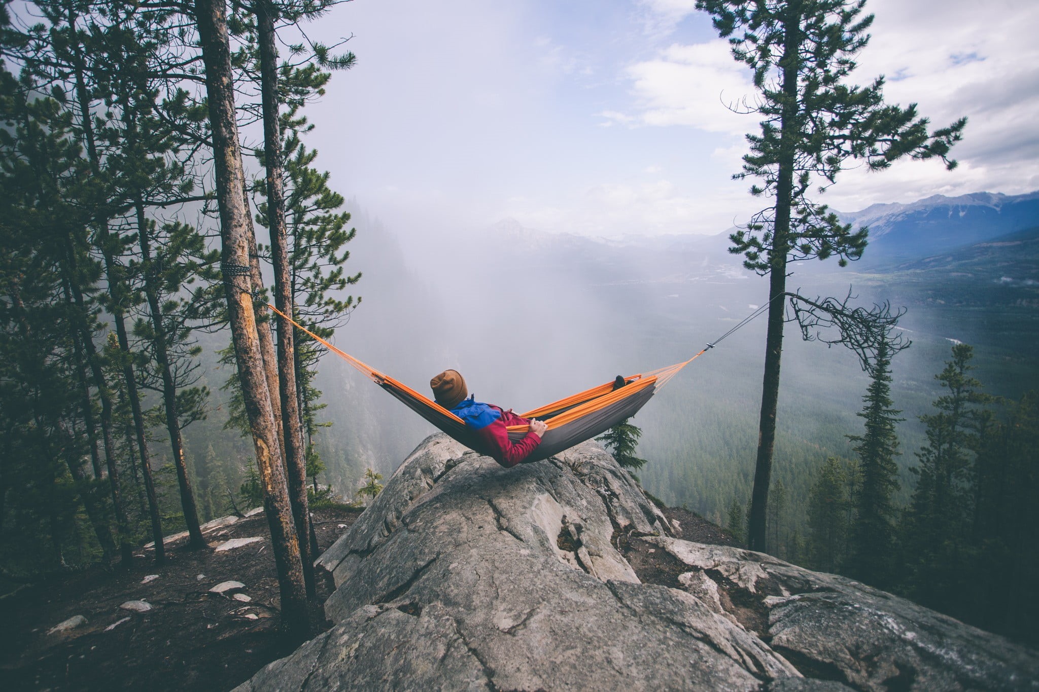 gray, non-urban scene, relaxing, nature, land, mountain range, day, activity, beauty in nature, tranquil scene, forest, landscape, tranquility, vacation, HD Wallpaper