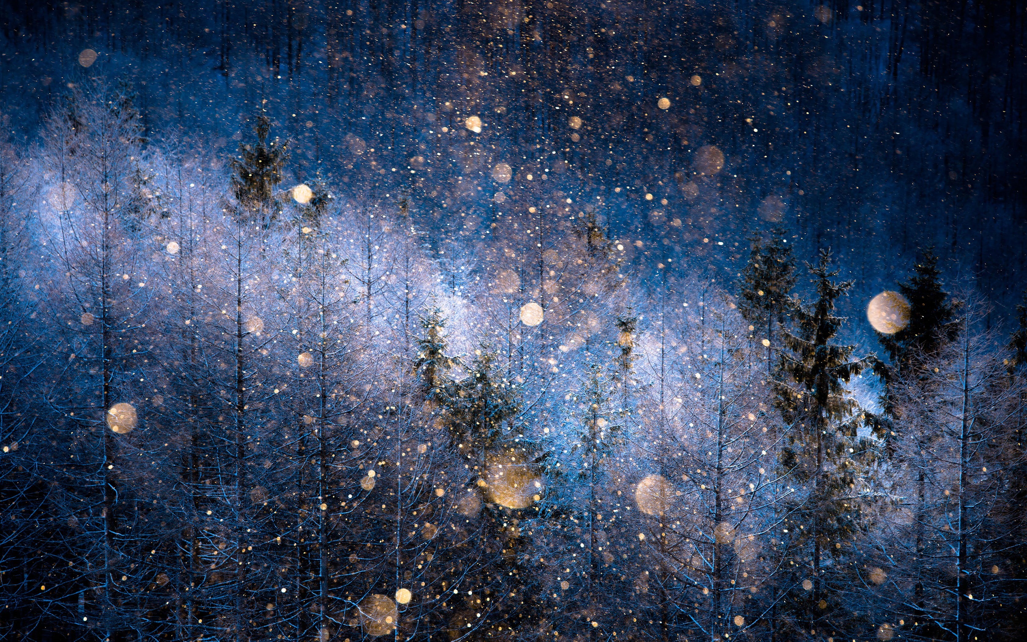 backgrounds, night, Japan, untitled, blue, close-up, tranquility, no people, wet, snow, textured, star - space, astronomy, Nagano Prefecture, outdoors, HD Wallpaper