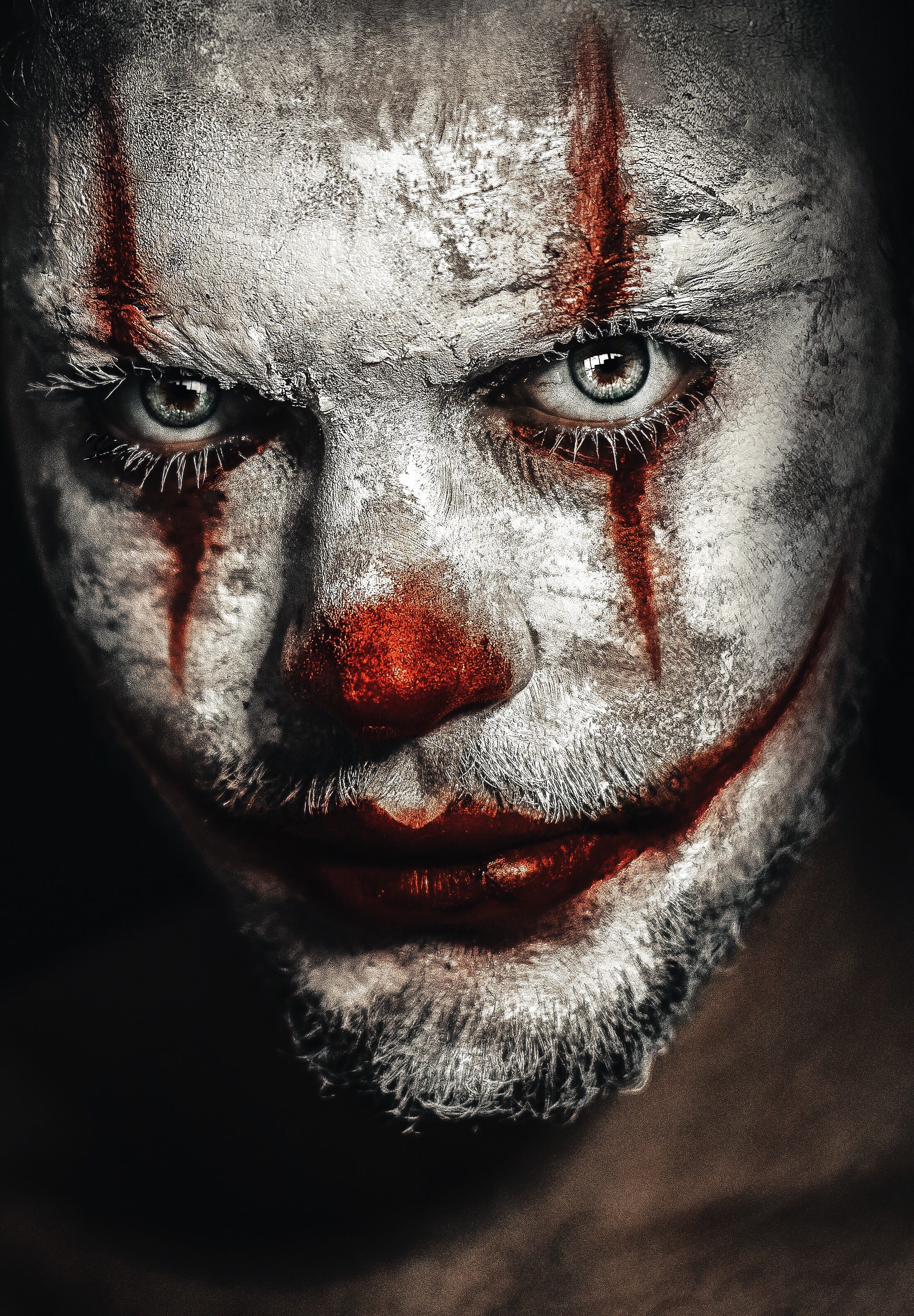 colour, portrait, t’e, indoors, headshot, man, serious, men, one person, black background, creepy, 2K, person, close-up, dark, photoshop, selfportrait, Phone HD Wallpaper