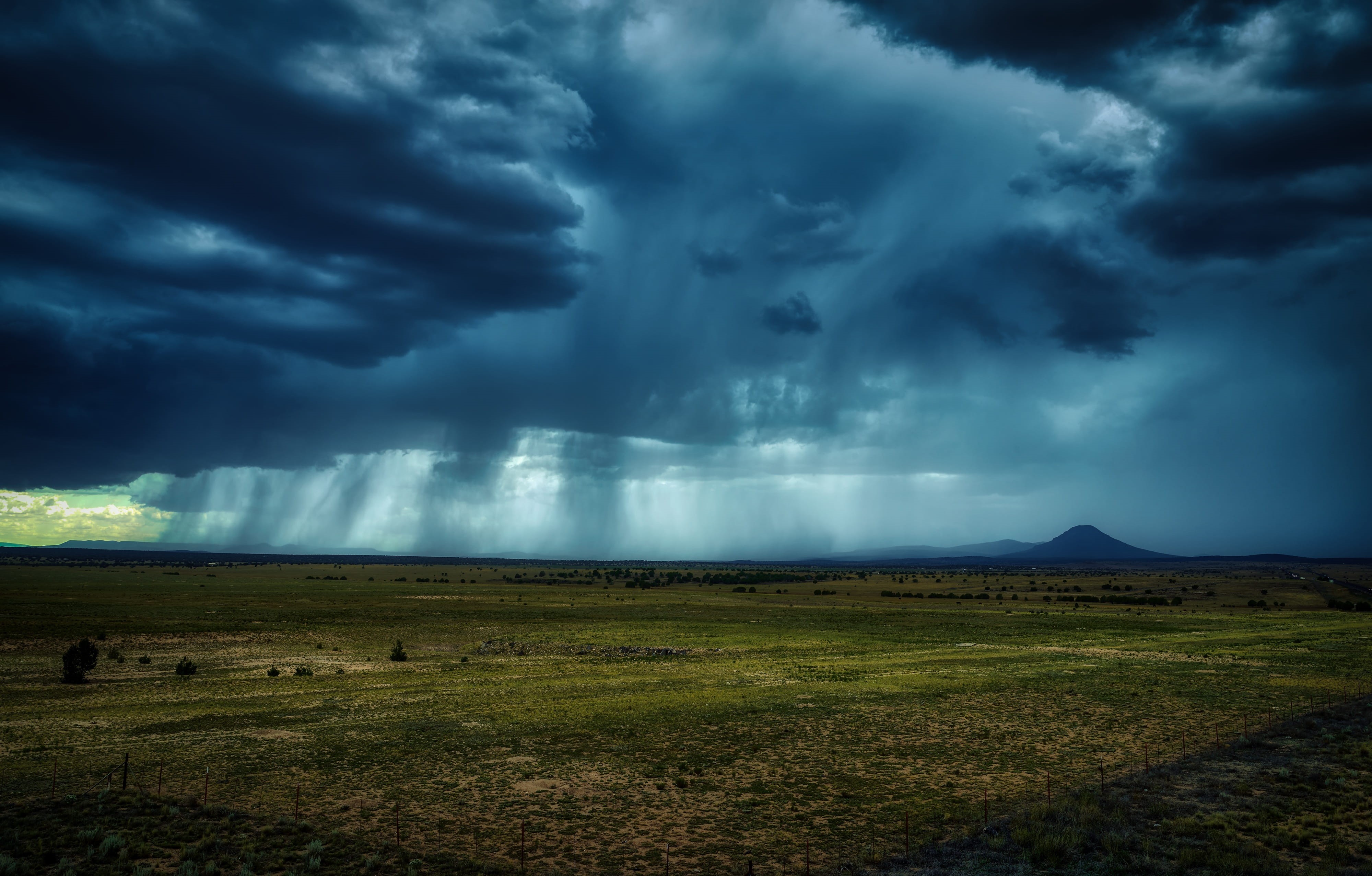 overcast, power in nature, nature, dramatic sky, non-urban scene, warning sign, rain, scenics - nature, arizona, environment, valley, beauty in nature, HD Wallpaper