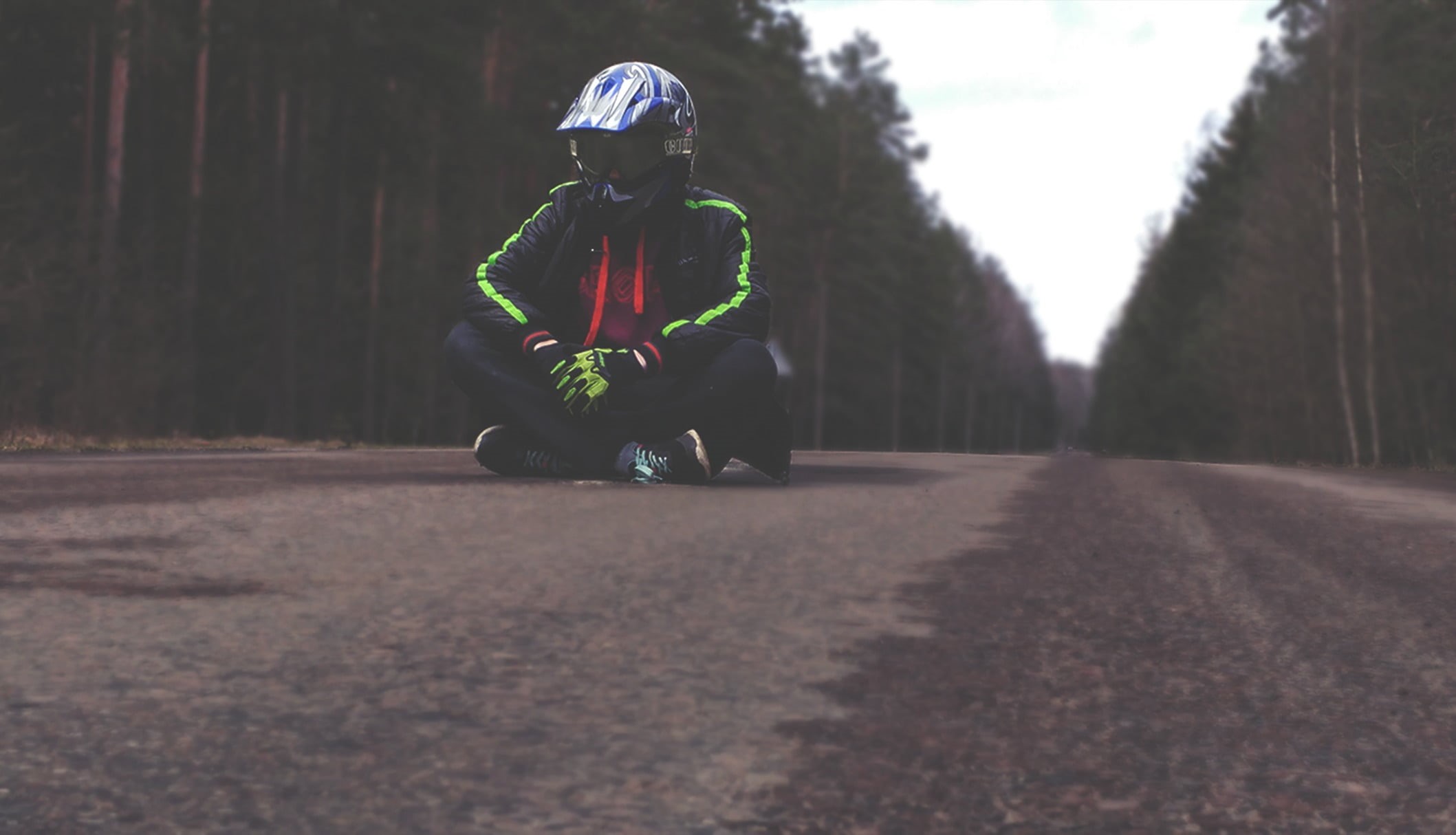 the way forward, real people, nature, 1080P, leisure activity, day, motorcyclist, clothing, transportation, full length, riding, sport, isolation, lifestyles, HD Wallpaper