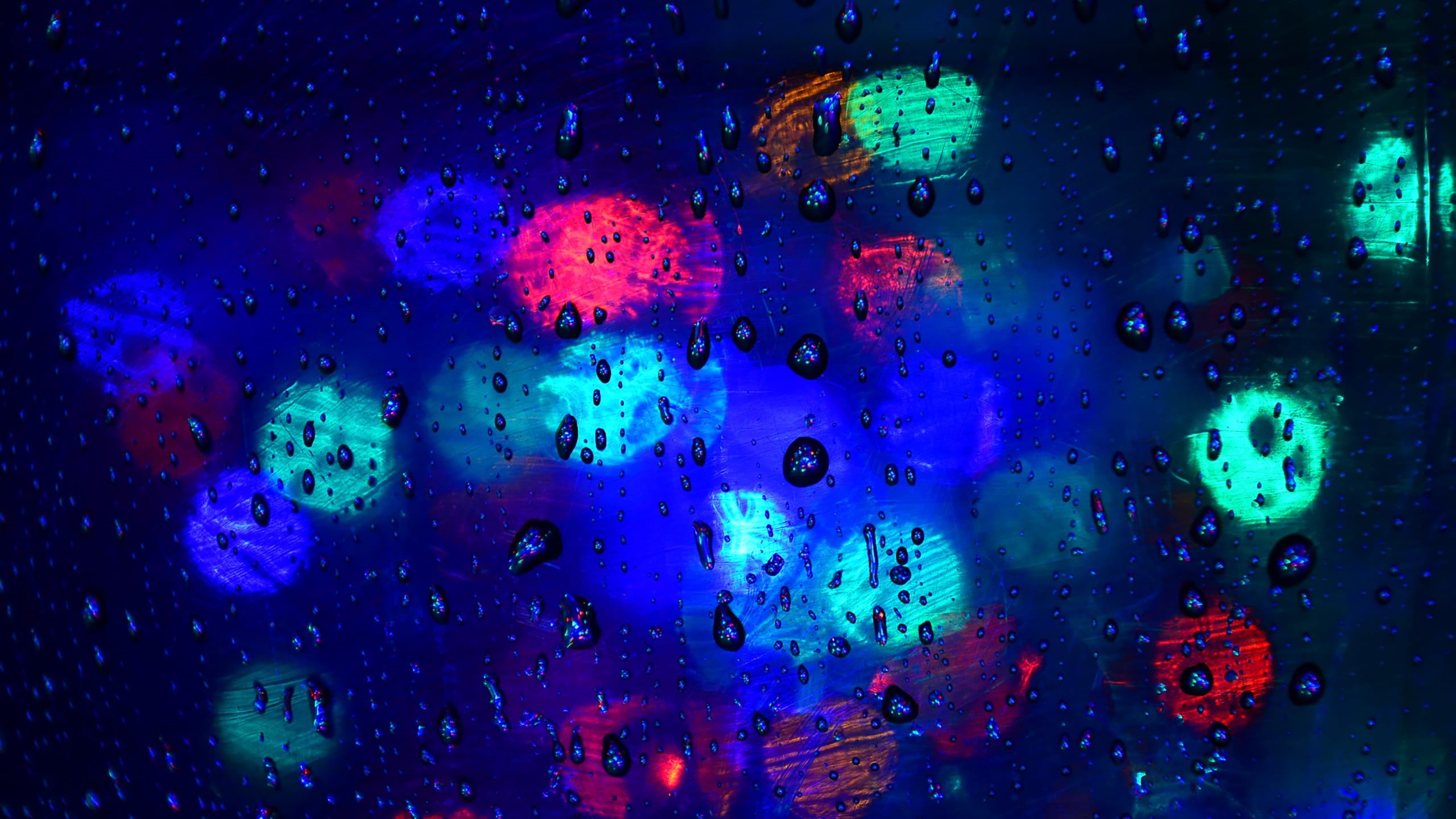 pattern, glass - Material, red, closeup, drops, reflection, weather, purity, defocused, bubble, shiny, vehicle interior, multi colored, abstract, water, HD Wallpaper