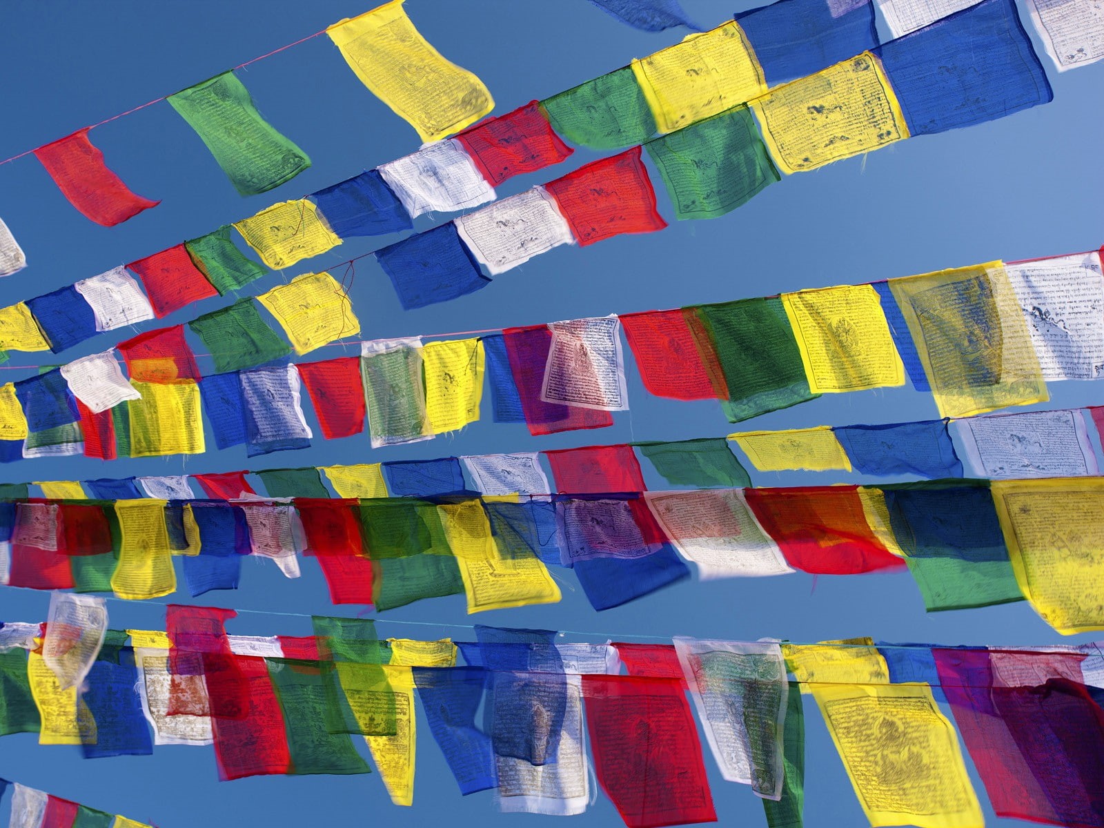 flags, 720P, prayer, kathmandu, nepal, HD Wallpaper