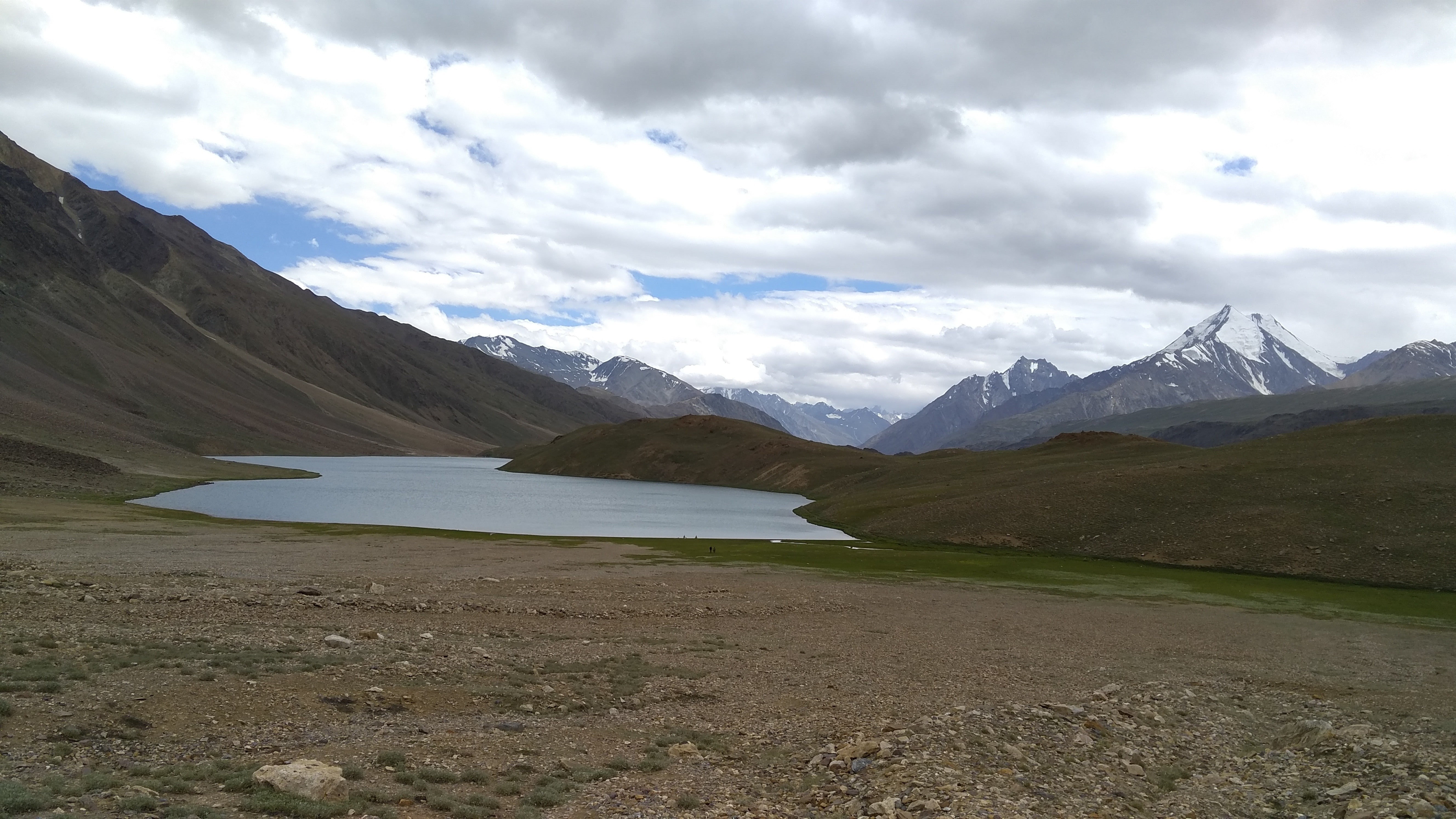 snow, India, lake, glaciers, 5K, Himalayas, desert, landscape, HD Wallpaper