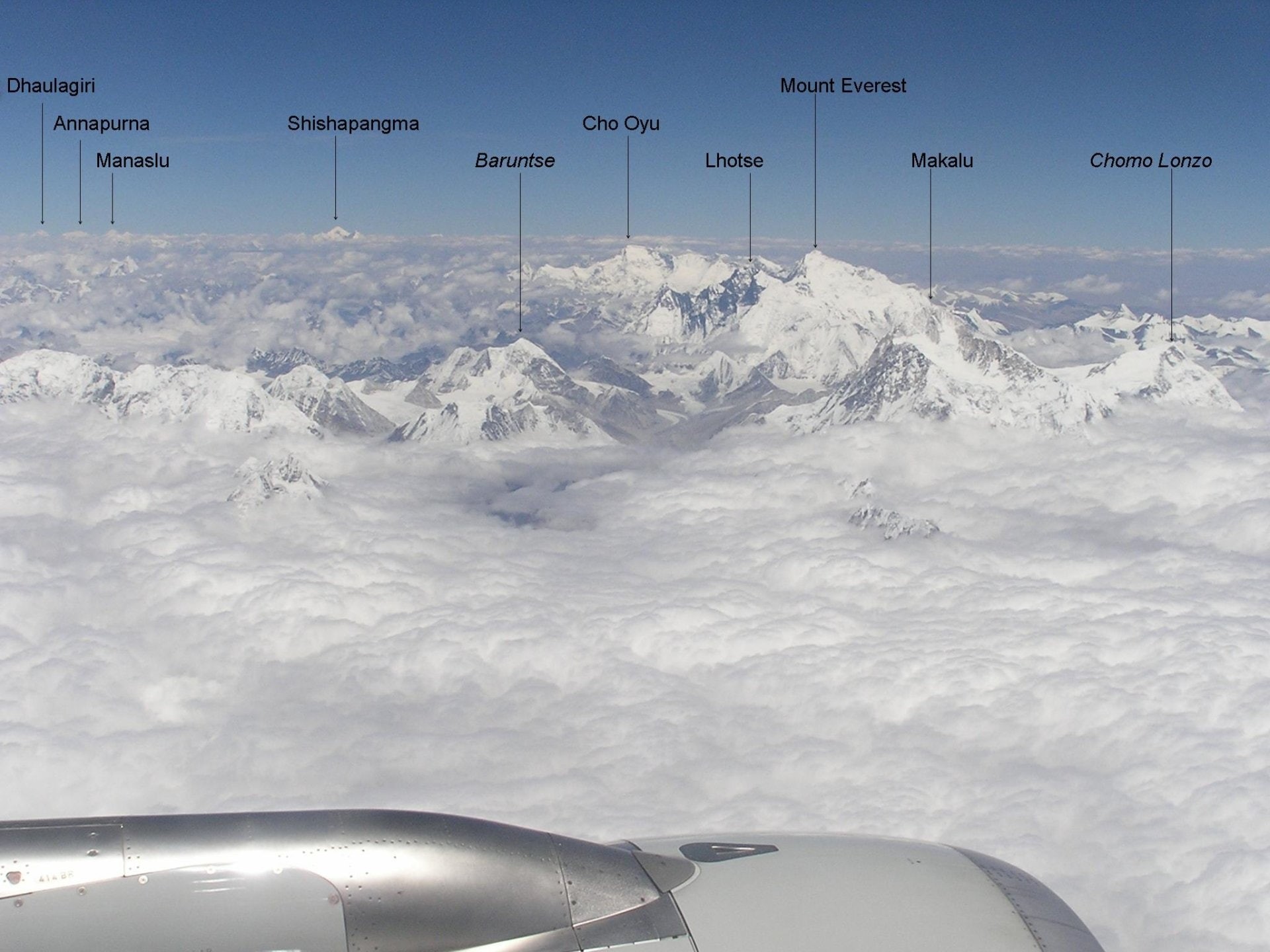 Mountain, Lhotse, Annapurna, Makalu, Chomo Lonzo, Mountains, Himalaya, Cho Oyu, Baruntse, 1080P, Shishapangma, Mount Everest, Himalaya Range, HD Wallpaper