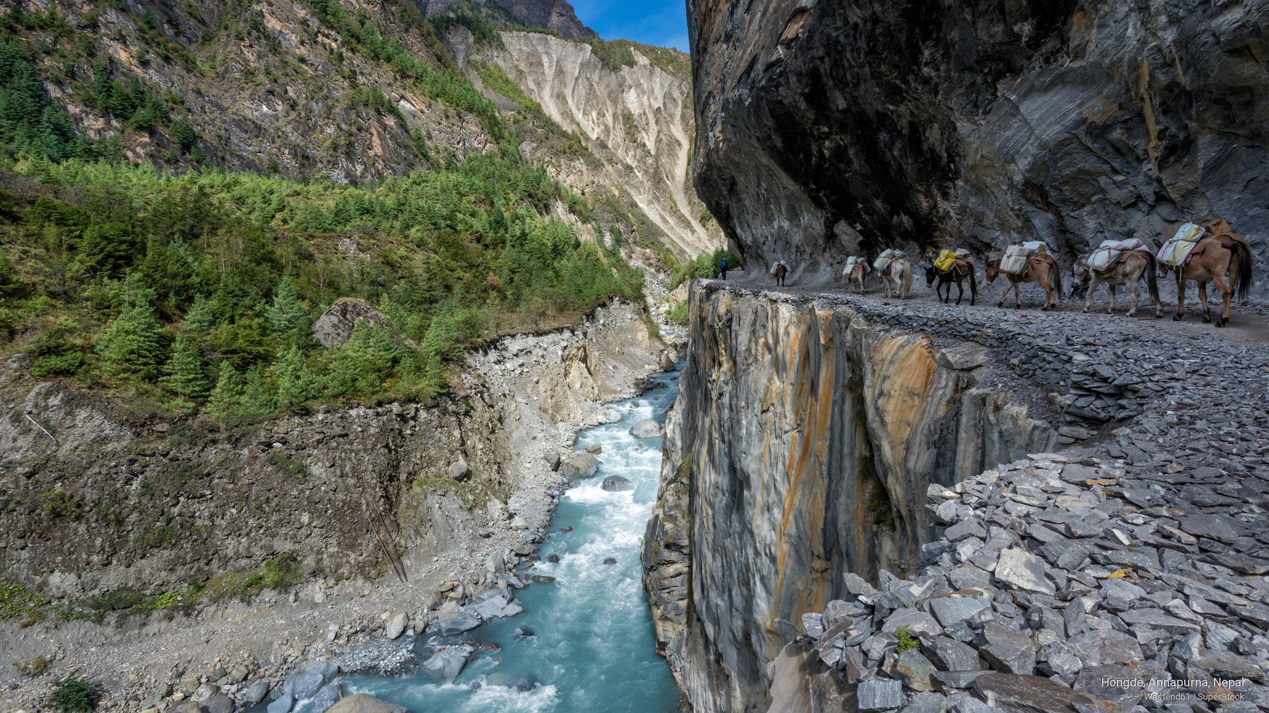annapurna, hongde, Asia, 2K, nepal, HD Wallpaper