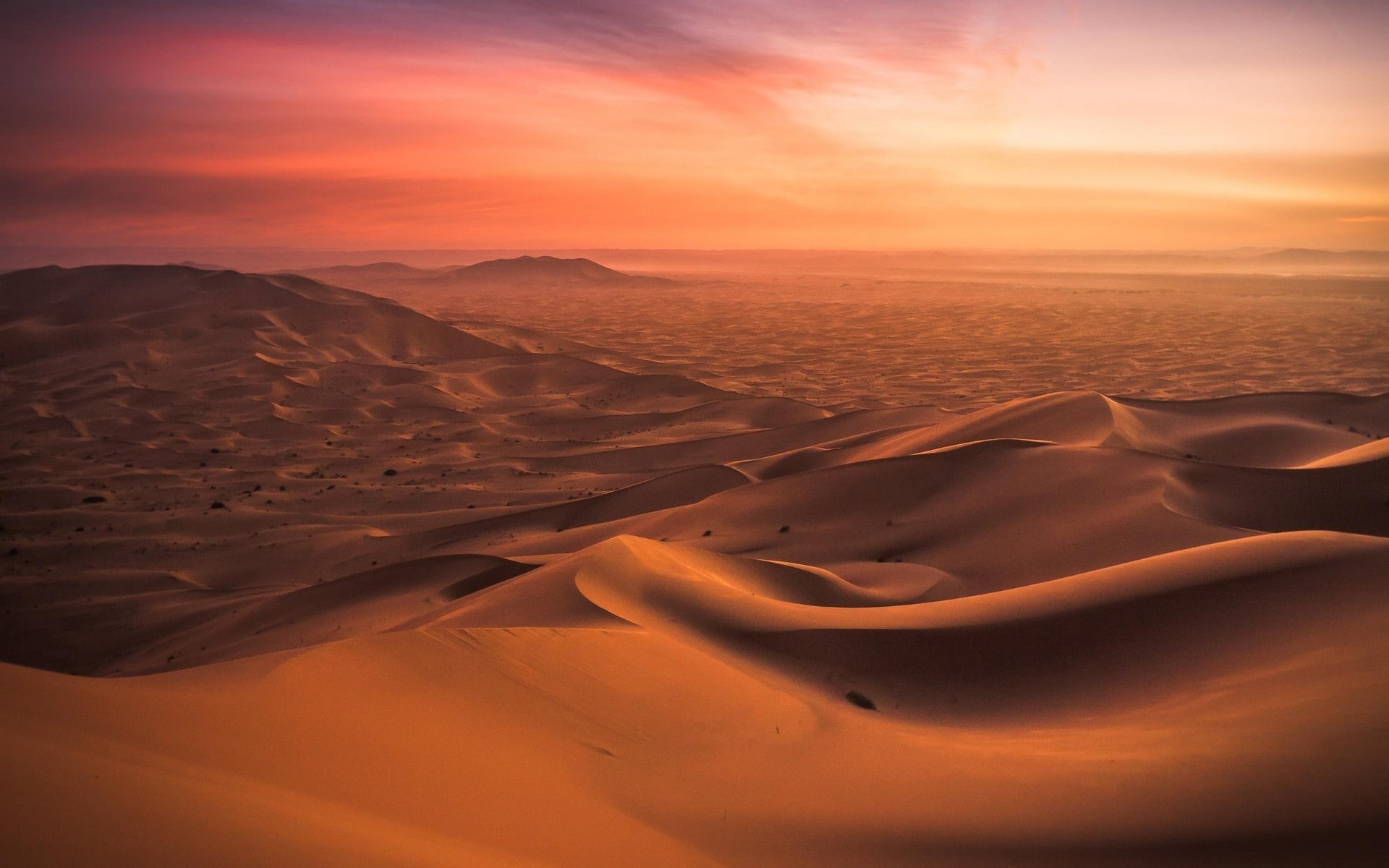 desert, 1080P, dune, 1920x1200, nature, morocco, sunset, landscape, HD Wallpaper