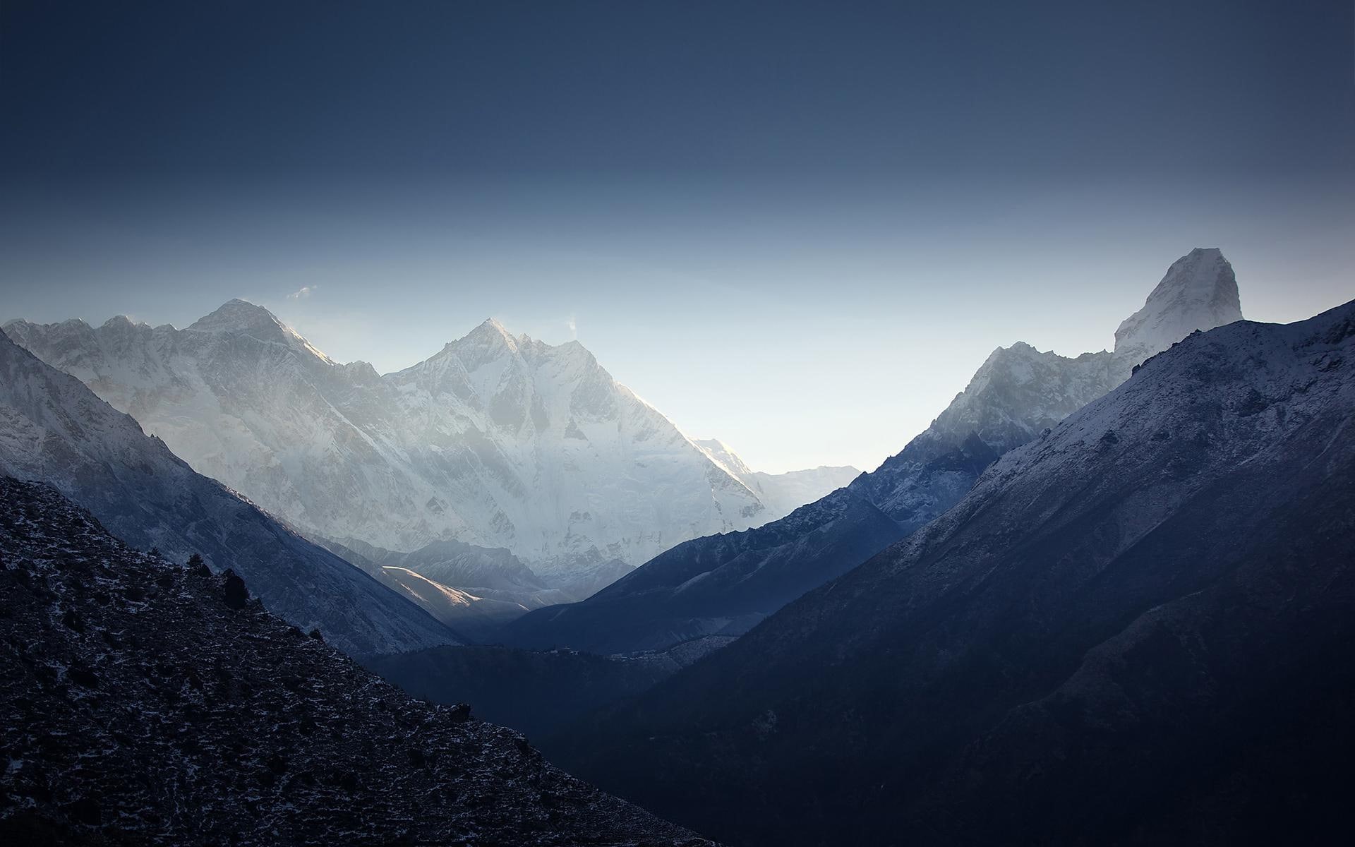 canyon, dablam, nature, ama, himalaya, 1080P, HD Wallpaper