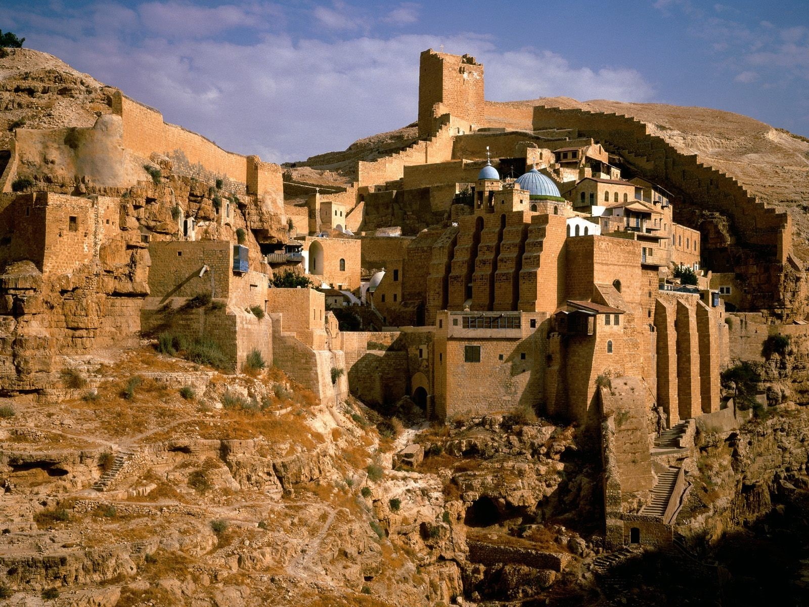 religion, Mar Saba (monastery), monastery, Israel, ancient, 720P, HD Wallpaper