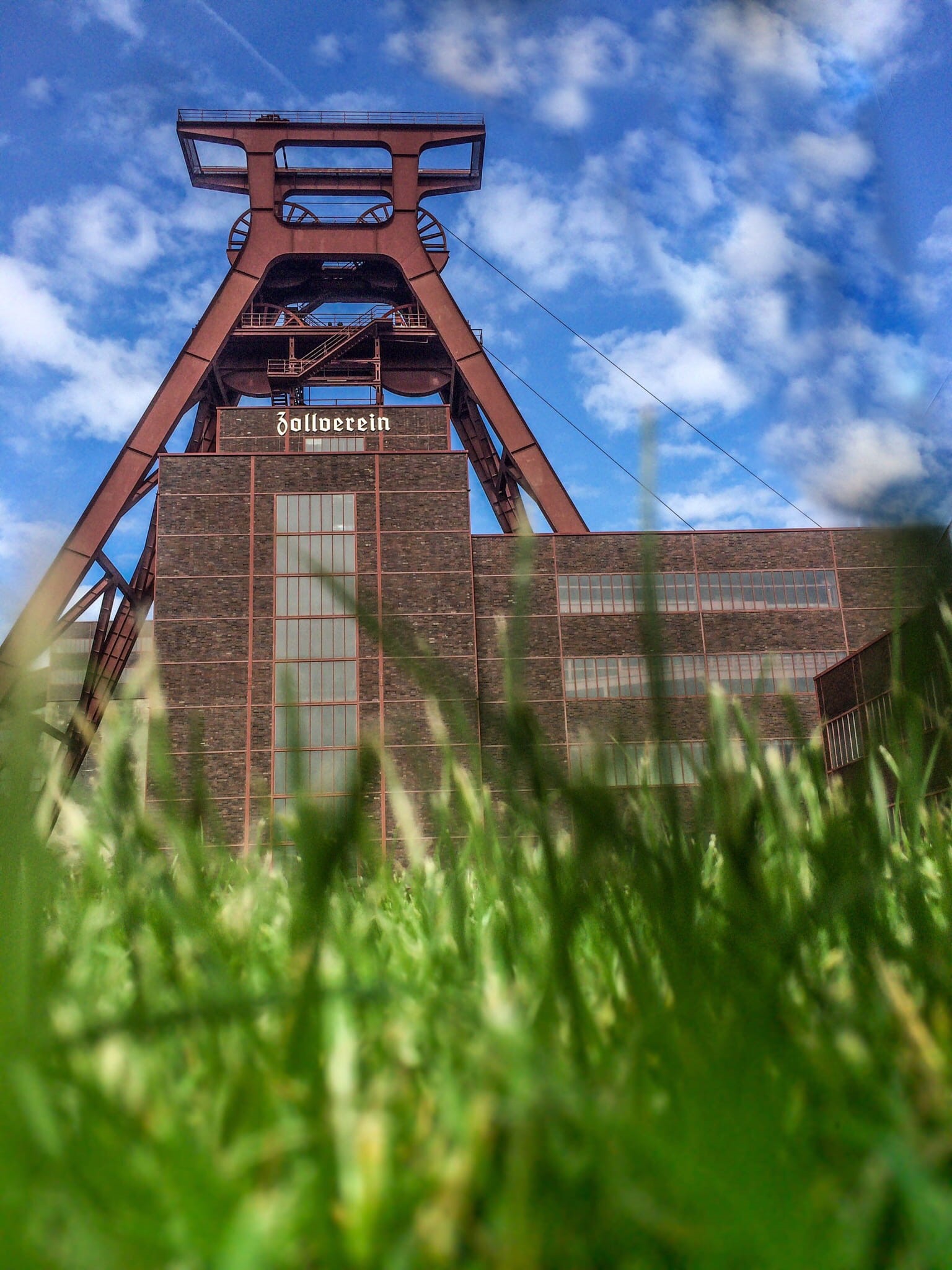 outdoors, zeche, no people, ruhrpott, land, tower, building exterior, nrw, focus on background, germany, built structure, shotoniphone, building, low angle view, Phone HD Wallpaper