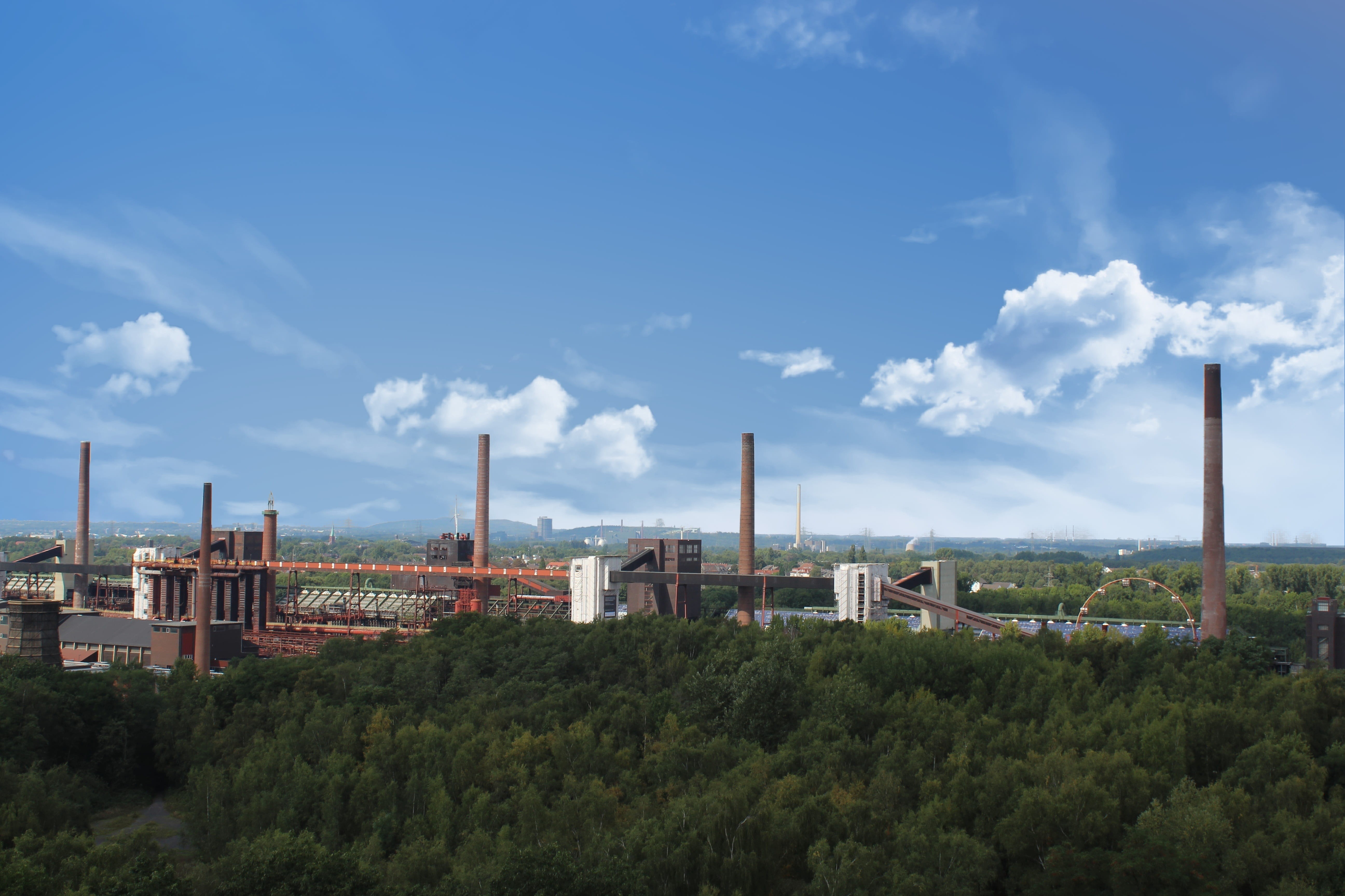 carbon, architecture, building, world heritage, built structure, mine, ruhr museum, growth, plant, cloud - sky, ruhr area, city, no people, zeche zollverein, HD Wallpaper