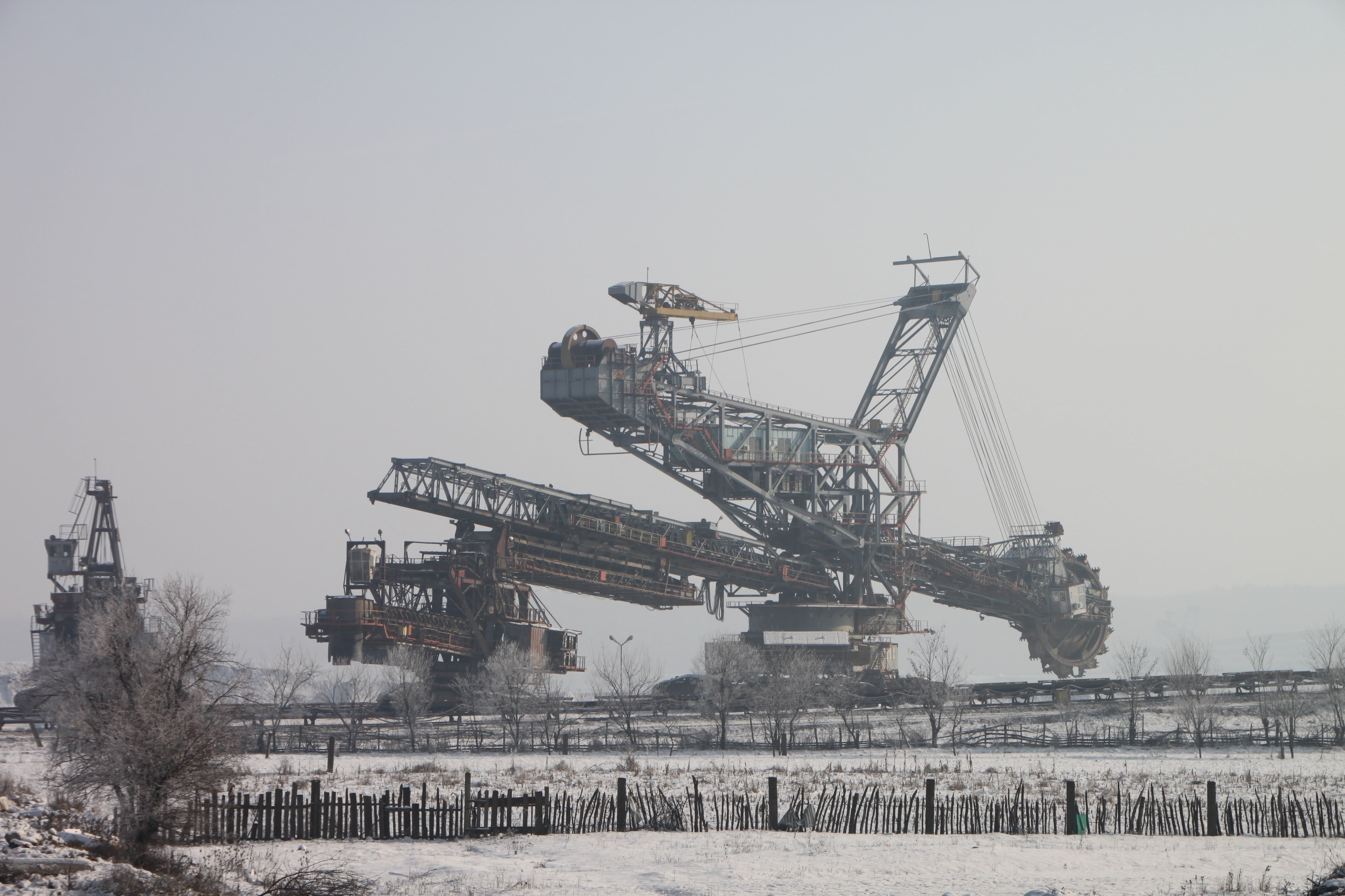 industries, building exterior, energy, connection, no people, surface, bucket, wheel, day, industry, water, equipment, mining, sky, built structure, coals, HD Wallpaper