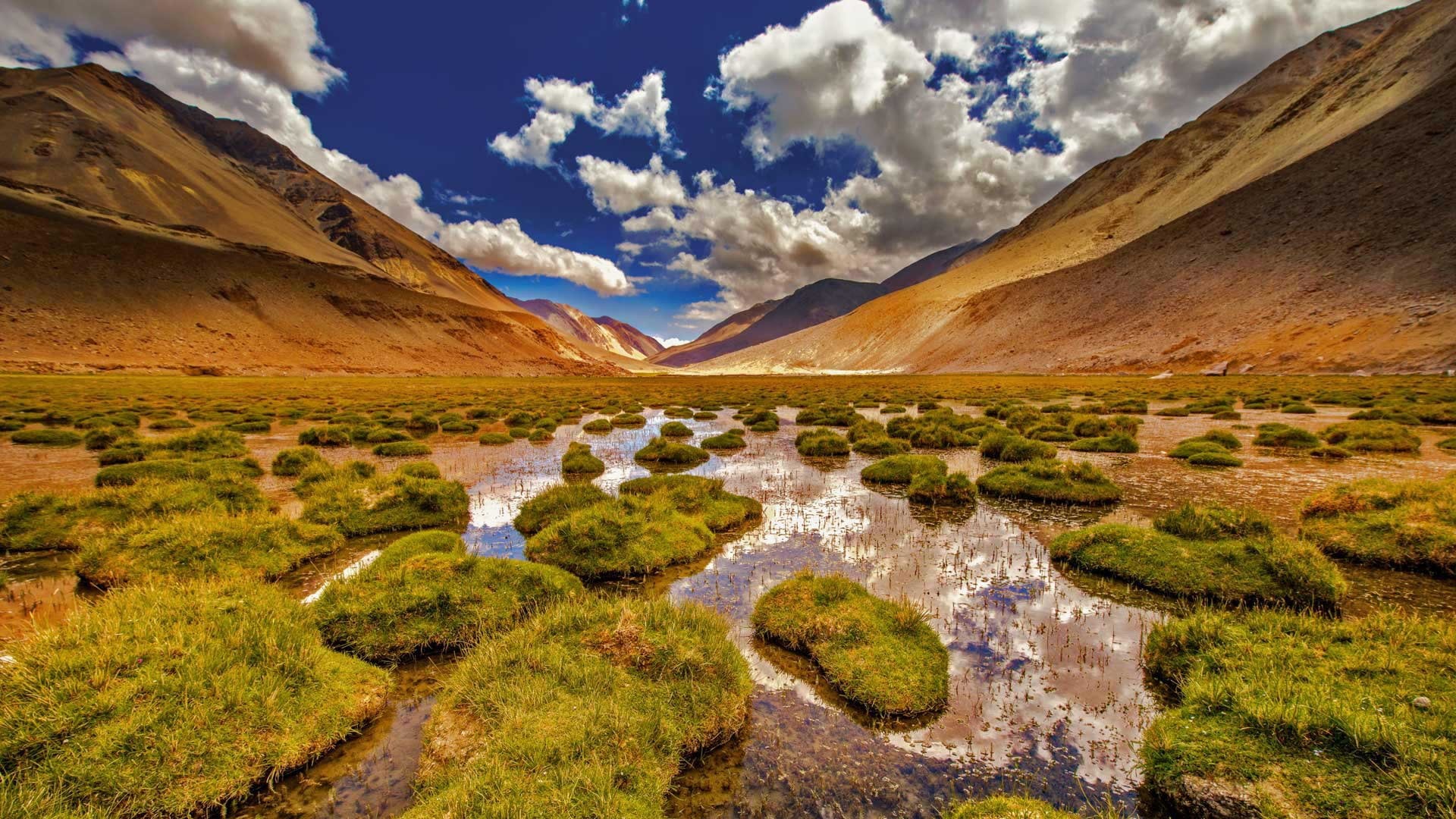 1080P, mountains, India, Ladakh, Jammu and Kashmir, valley, HD Wallpaper