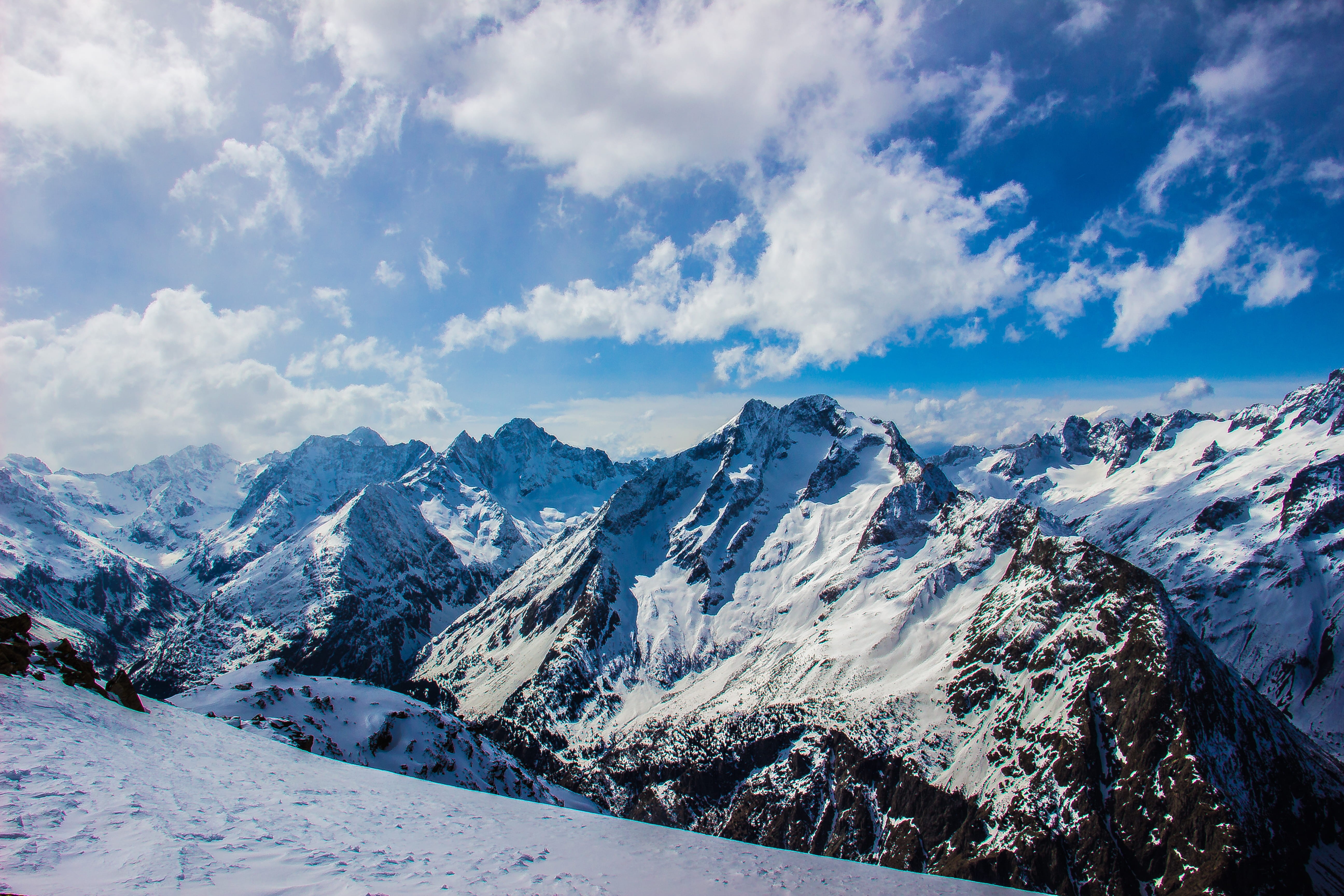 snow, 2 alpes, day, france, beautiful, cold temperature, mountain, beauty, no people, ski, scenics - nature, mountain peak, montagne, beauty in nature, HD Wallpaper