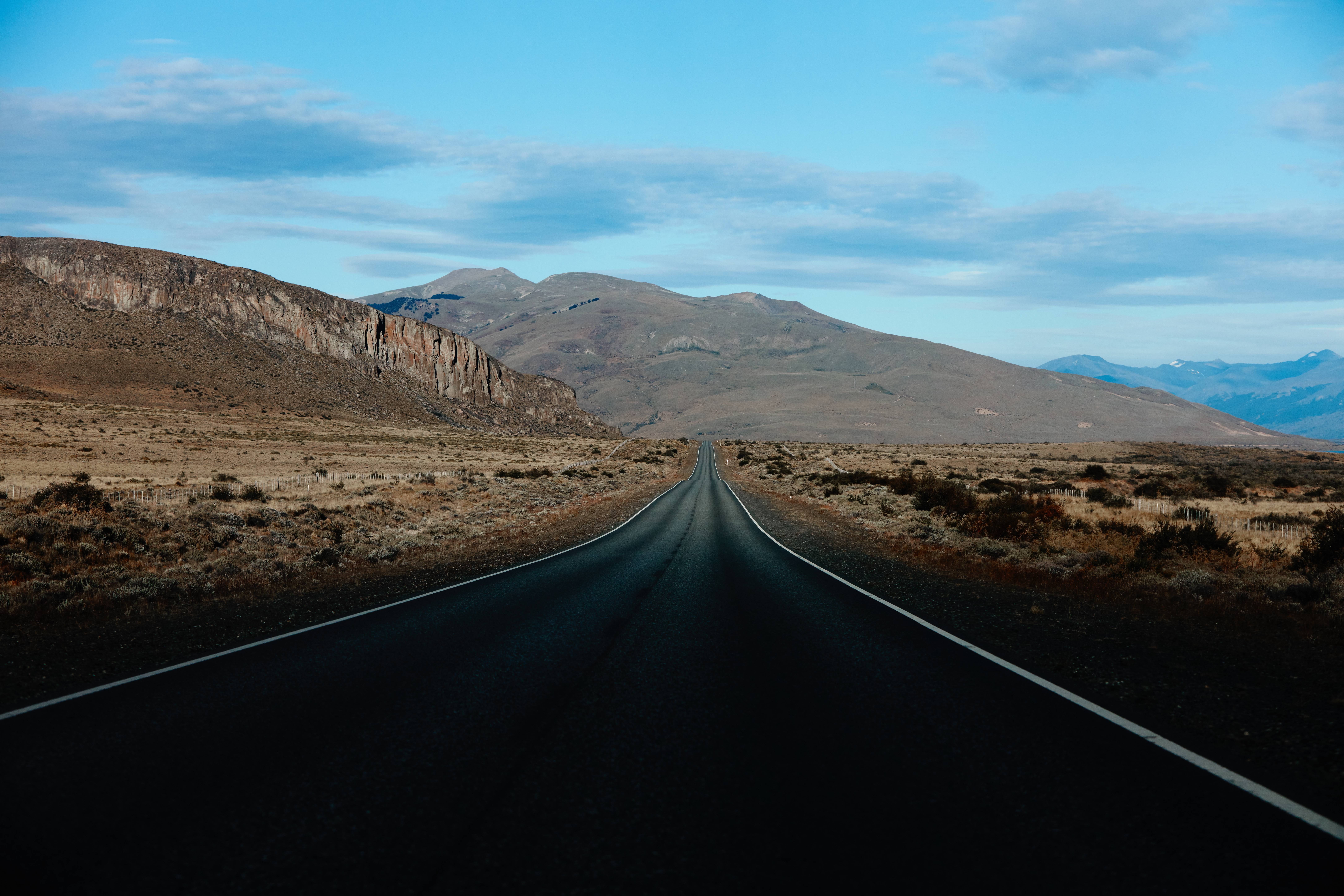 remote, arid climate, travel, road trip, tranquility, lane, highway, paisagem, drive, beauty in nature, deserto, desert, daytime, mountain range, non-urban scene, HD Wallpaper