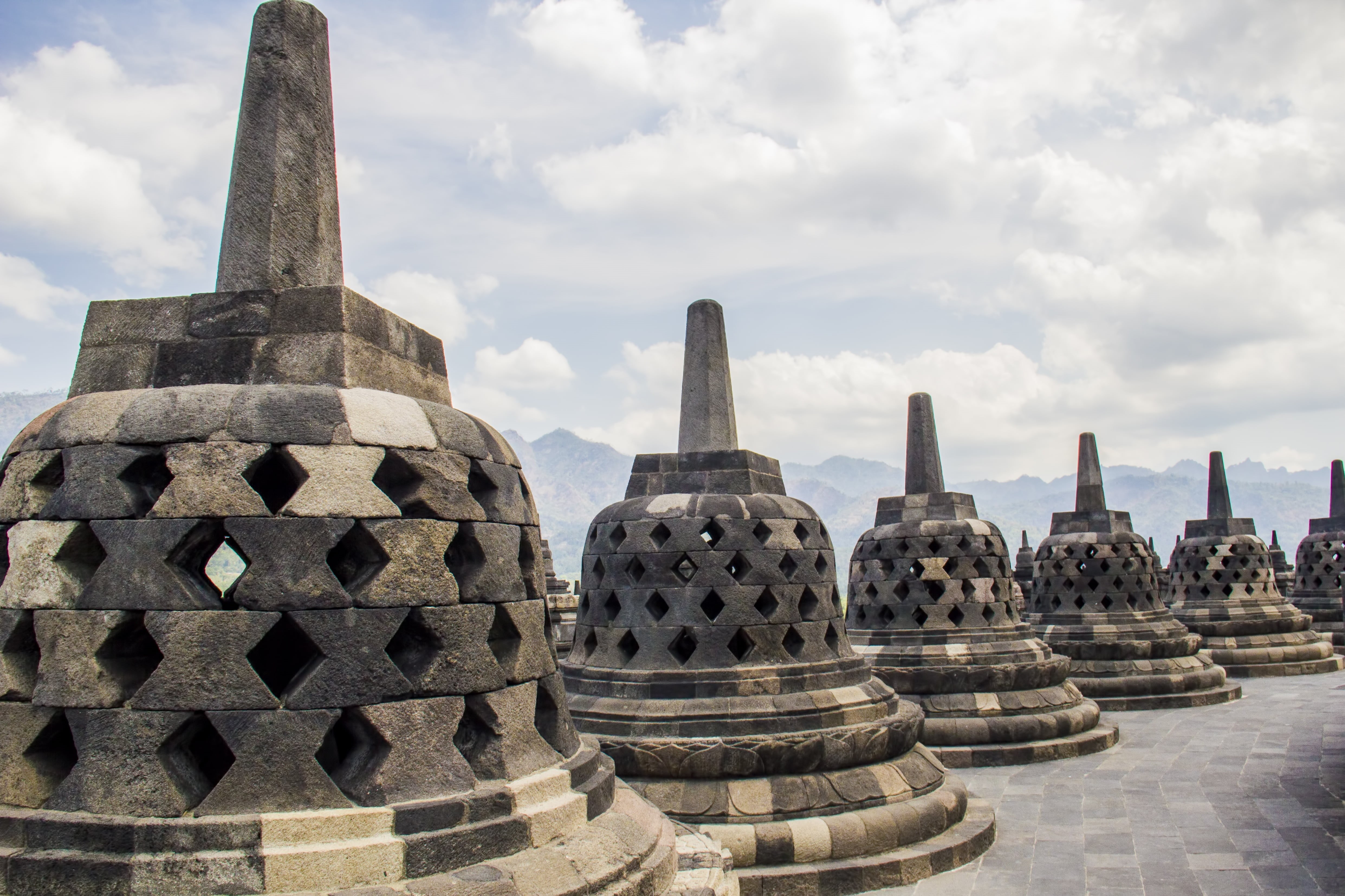 stupa, ornate, history, temple, candi, tourism, building exterior, architecture, building, indonesia, borobudur, built structure, architectural, place of worship, HD Wallpaper
