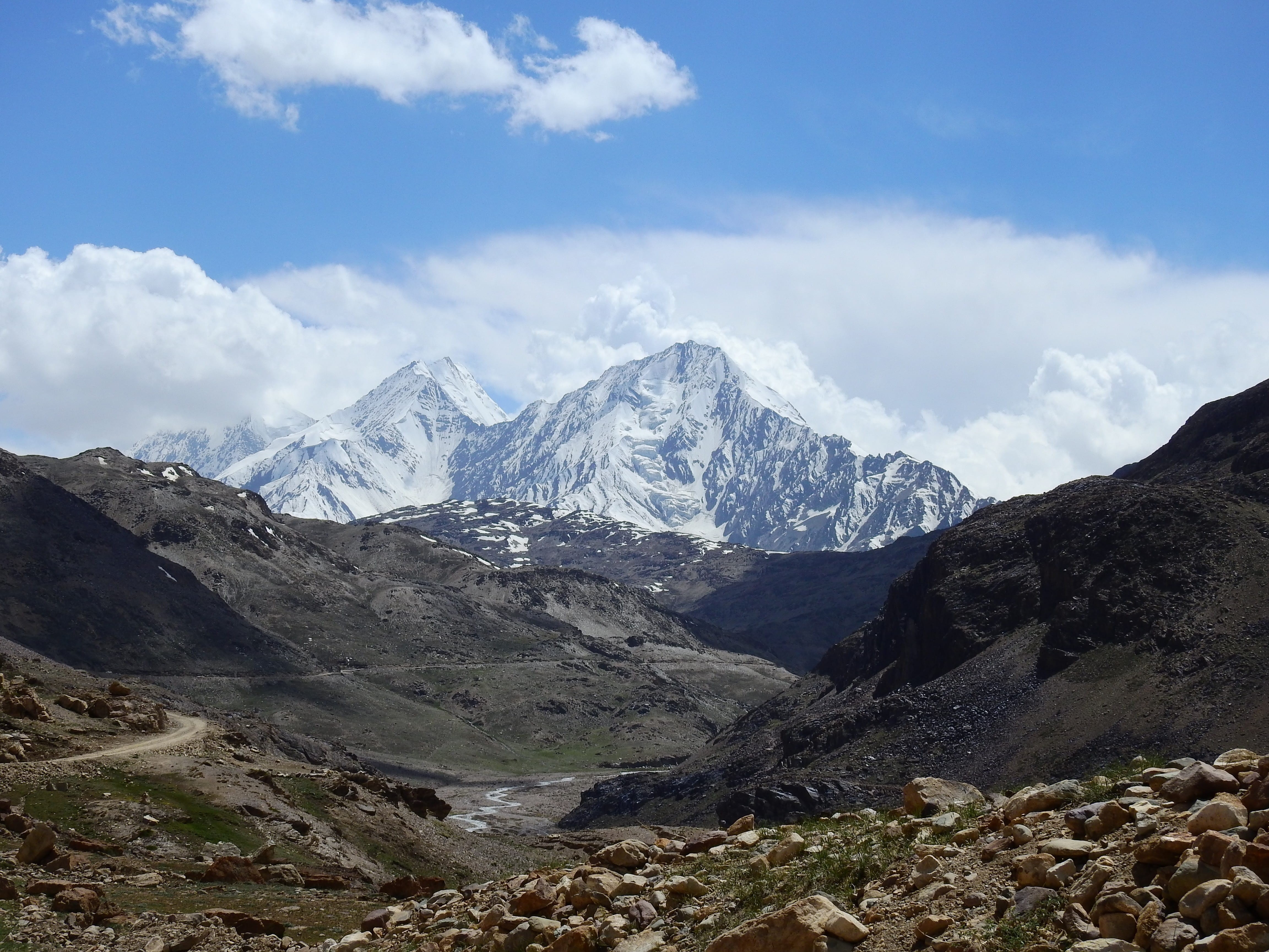 cold temperature, himachal pradesh, 4K, non-urban scene, sky, mountain peak, himalayas, mountains, spiti, physical geography, formation, no people, scenics - nature, HD Wallpaper