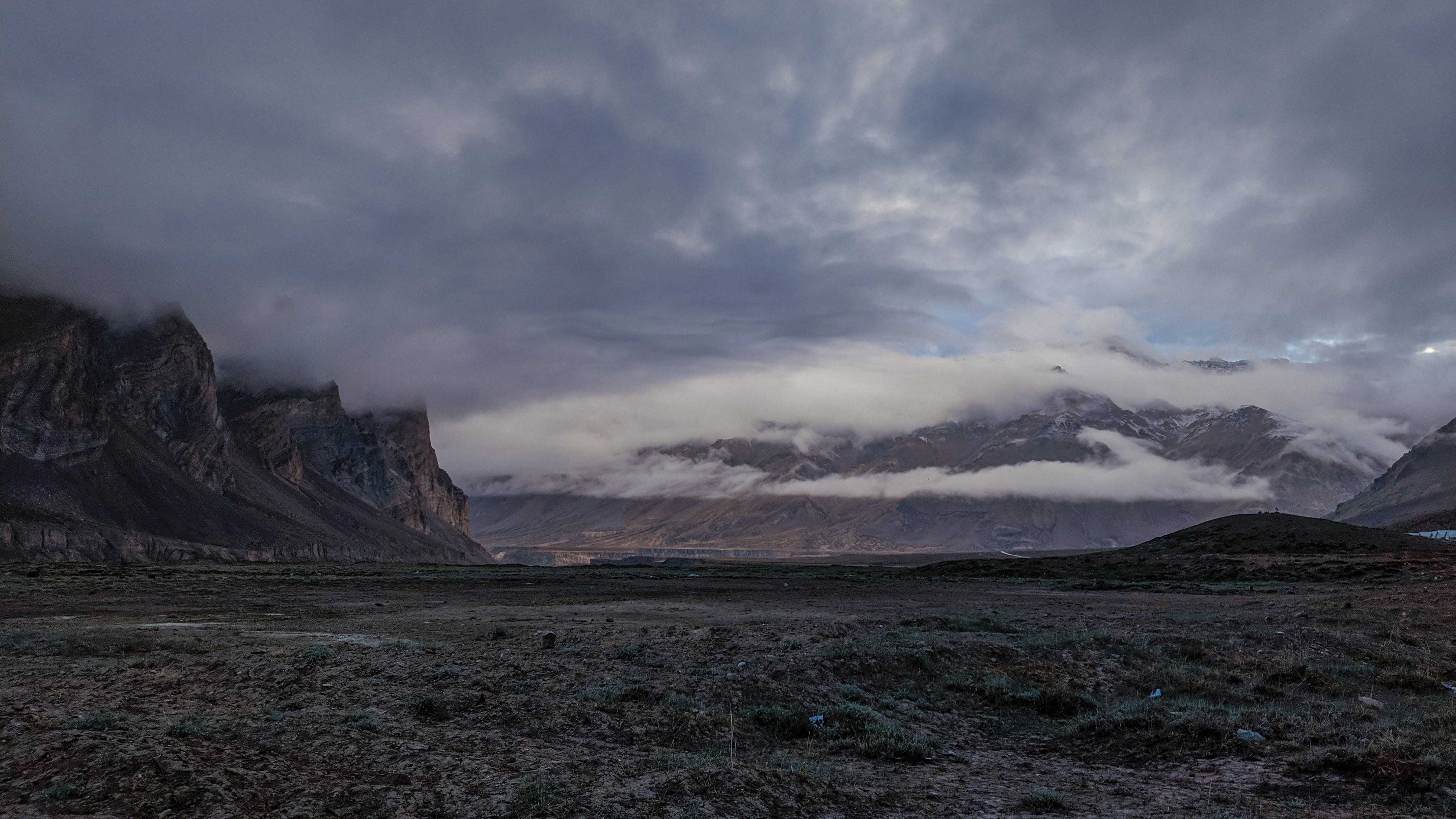 land, cloud - sky, landscape, keylong-leh rd, lahaul and spiti, no people, tranquility, 4K, mountain range, remote, physical geography, tranquil scene, HD Wallpaper