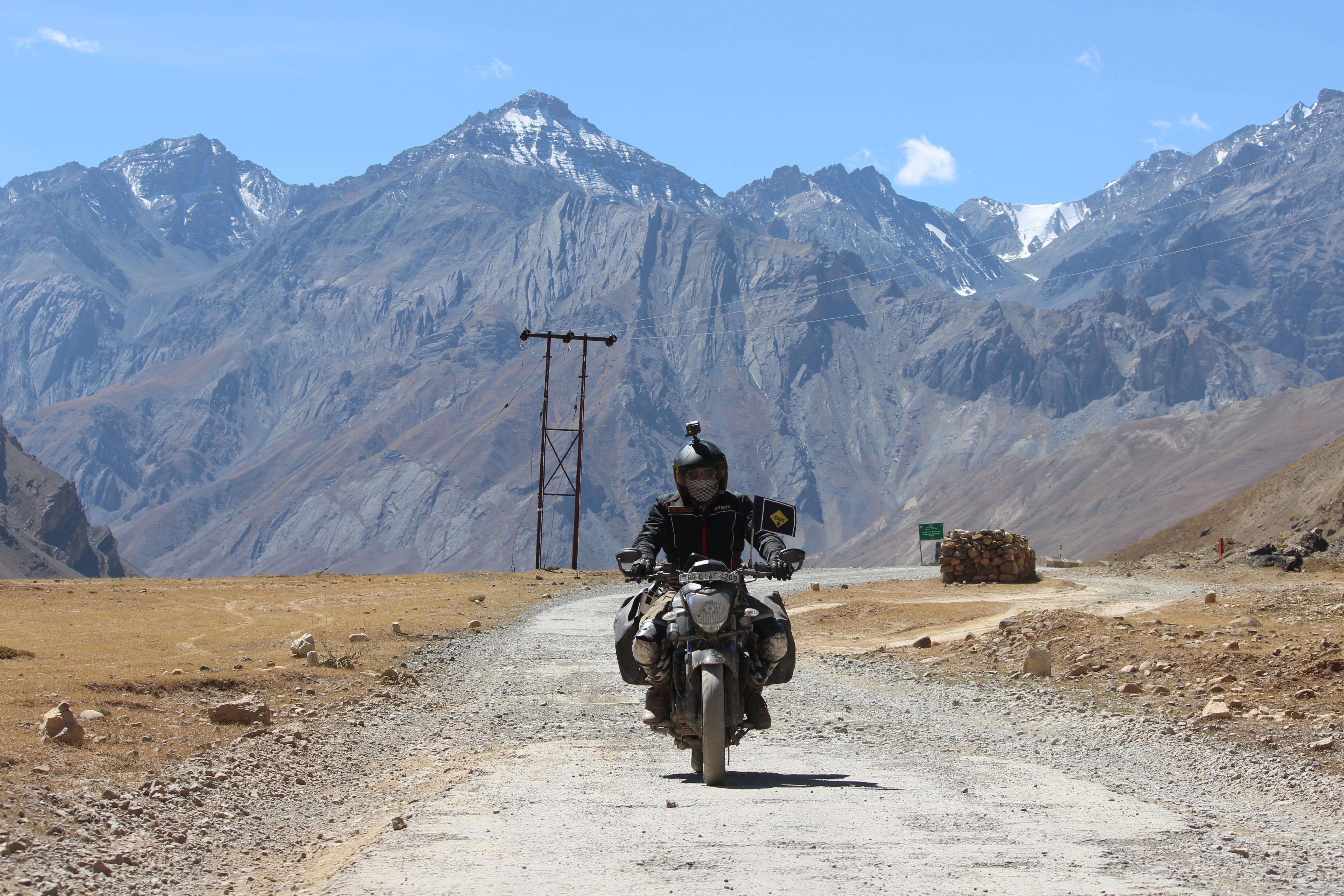 mountain, land vehicle, adventure, the highway riders, land, environment, transportation, bike, travel, riding, scenics - nature, riders, soil, formation, HD Wallpaper