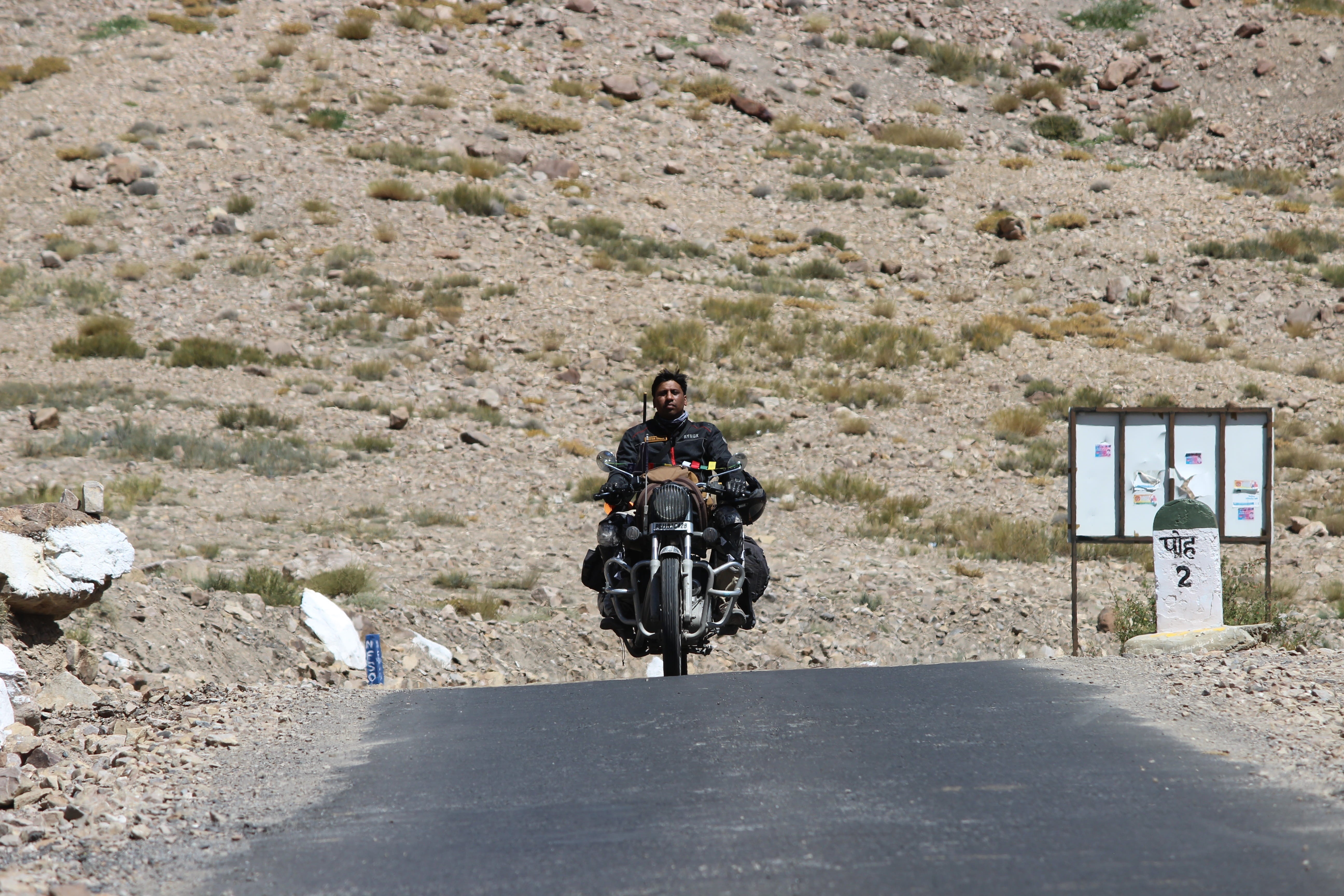 motorcycle, men, adventure, road, spiti, crash helmet, riding, soil, full length, lifestyles, sport, transportation, riders, travel, 5K, nature, day, leisure activity, HD Wallpaper