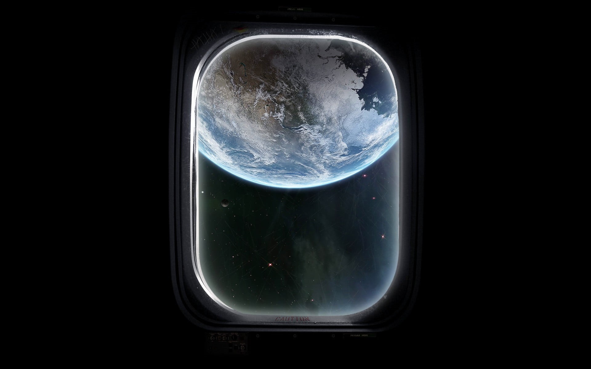 frozen, water, Earth, close-up, glass - material, glass, still life, sky, planet earth, technology, abstract, planet, indoors, studio shot, digital art, HD Wallpaper