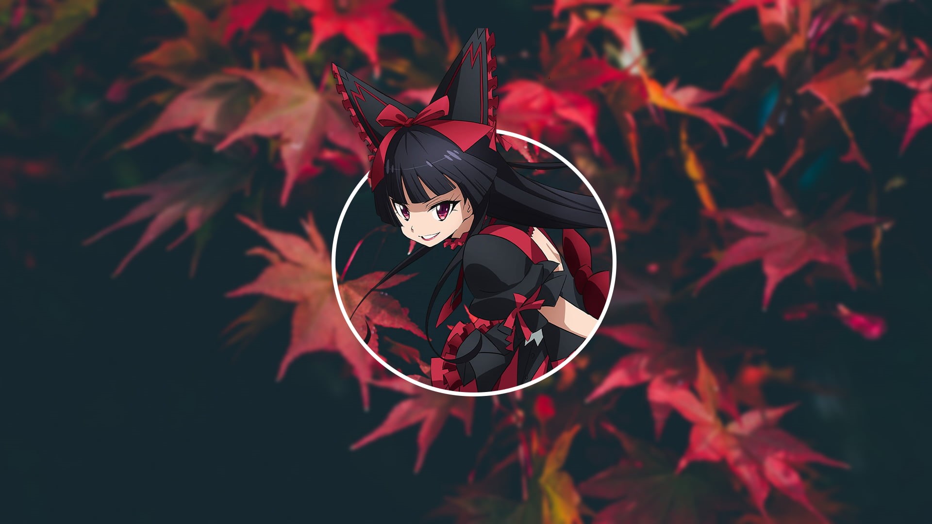 anime, Rory Mercury, picture-in-picture, anime girls, render in shapes, dark eyes, 1080P, HD Wallpaper