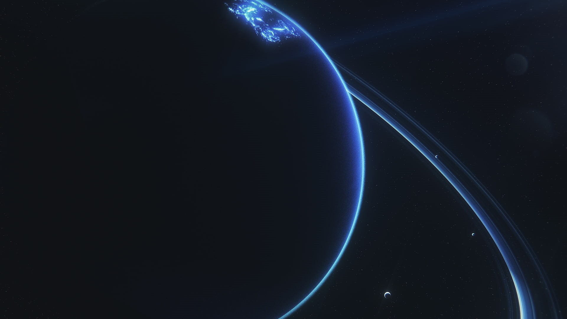 1080P, planet, sky, space, Uranus, HD Wallpaper