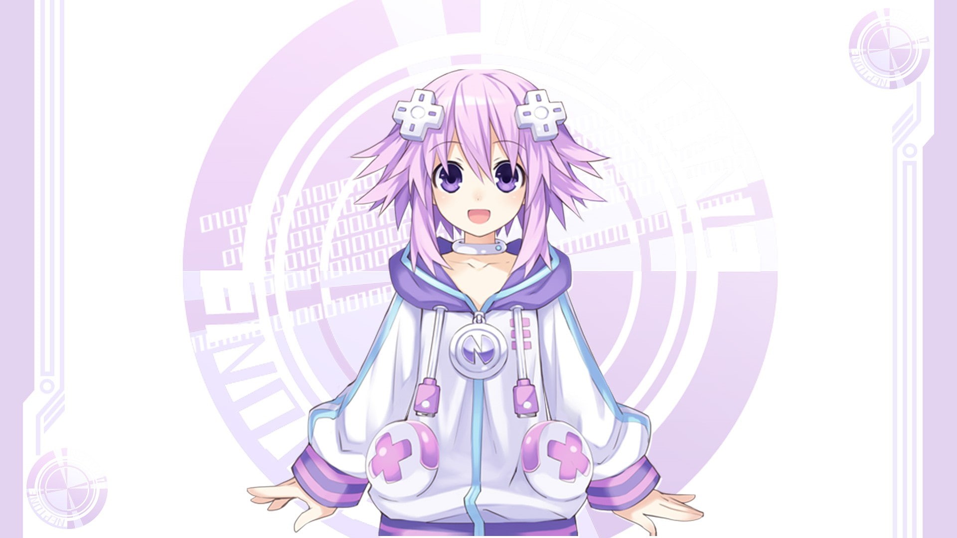 women, anime girls, human representation, pink color, front view, adult, 1080P, art and craft, fashion, communication, technology, female likeness, people, HD Wallpaper