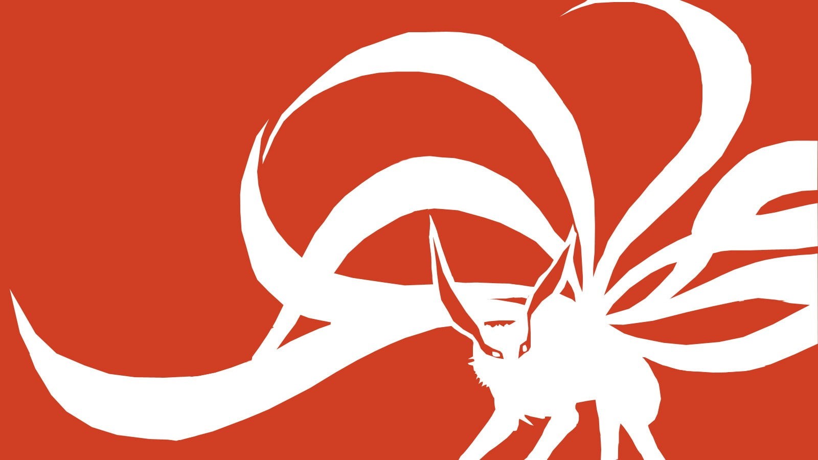 red, backgrounds, love, close-up, Naruto Shippuuden, white color, digital, communication, positive emotion, 720P, animals, no people, art and craft, colored background, HD Wallpaper