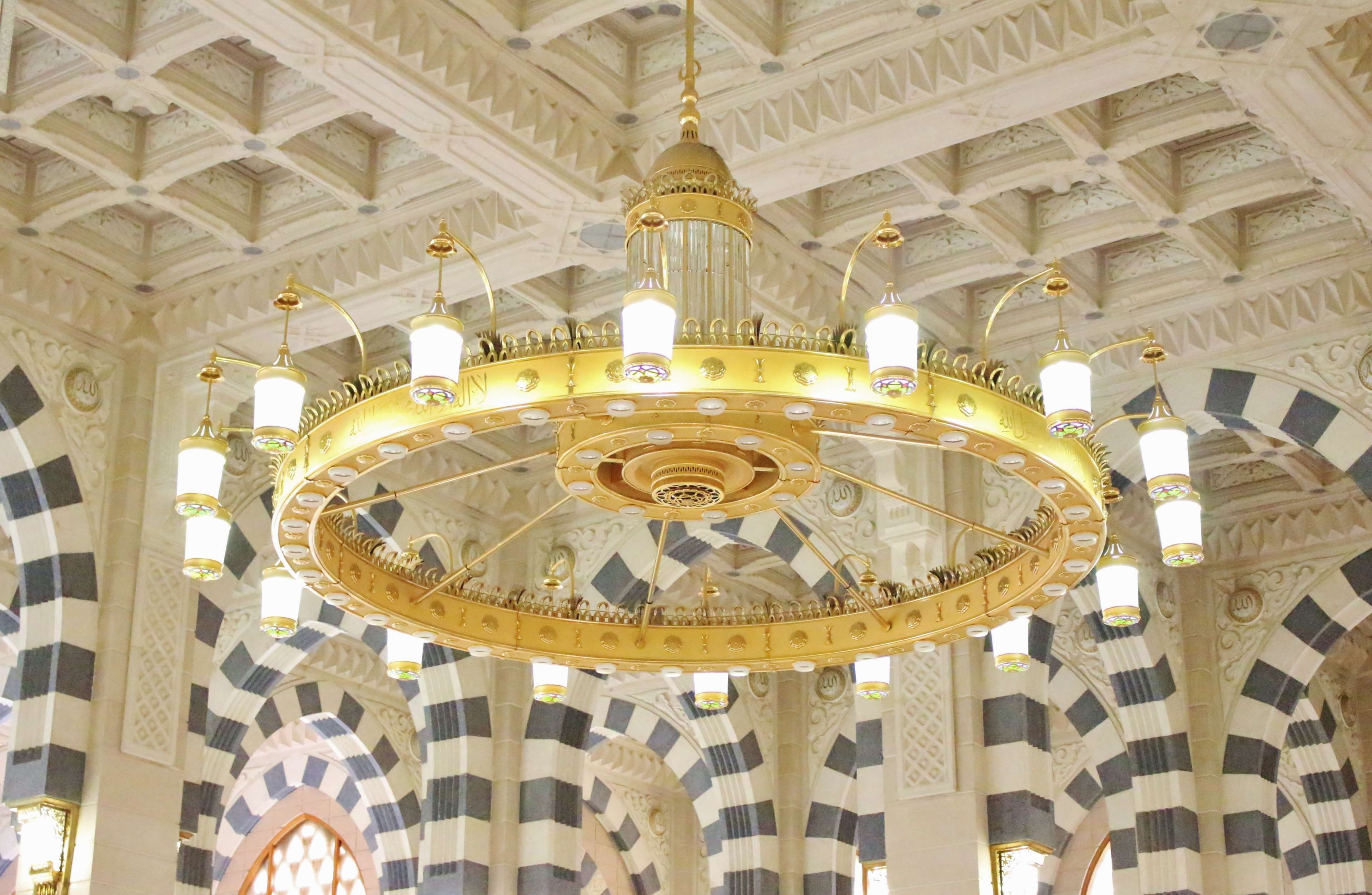 lighting equipment, hanging, architectural column, pattern, place, built structure, mosque, design, low angle view, architectural feature, directly below, HD Wallpaper