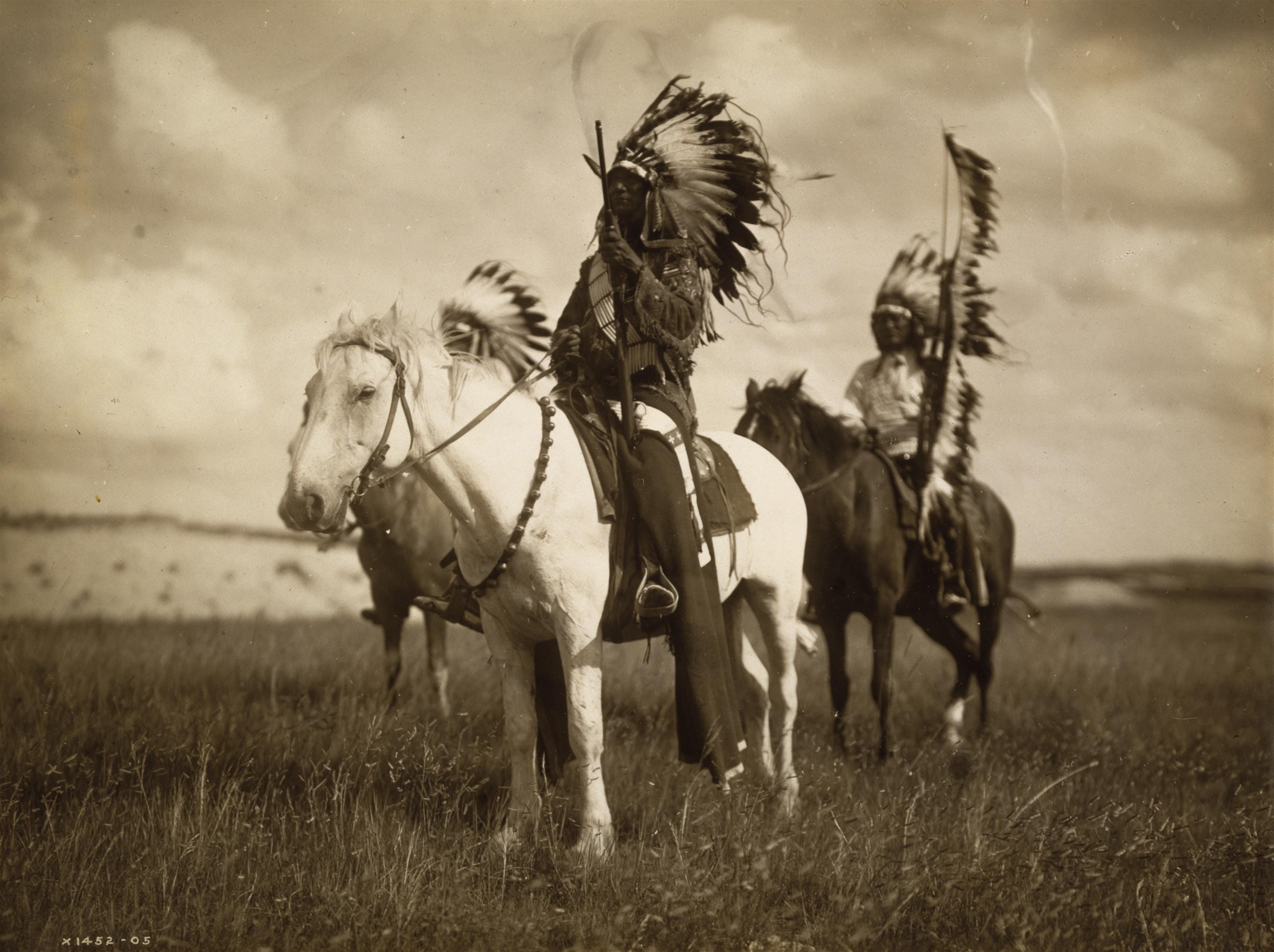 native Americans, black And White, culture, face paint, day, man, lifestyle, animal, working animal, outdoors, three, animal wildlife, headgear, 2K, chief, HD Wallpaper