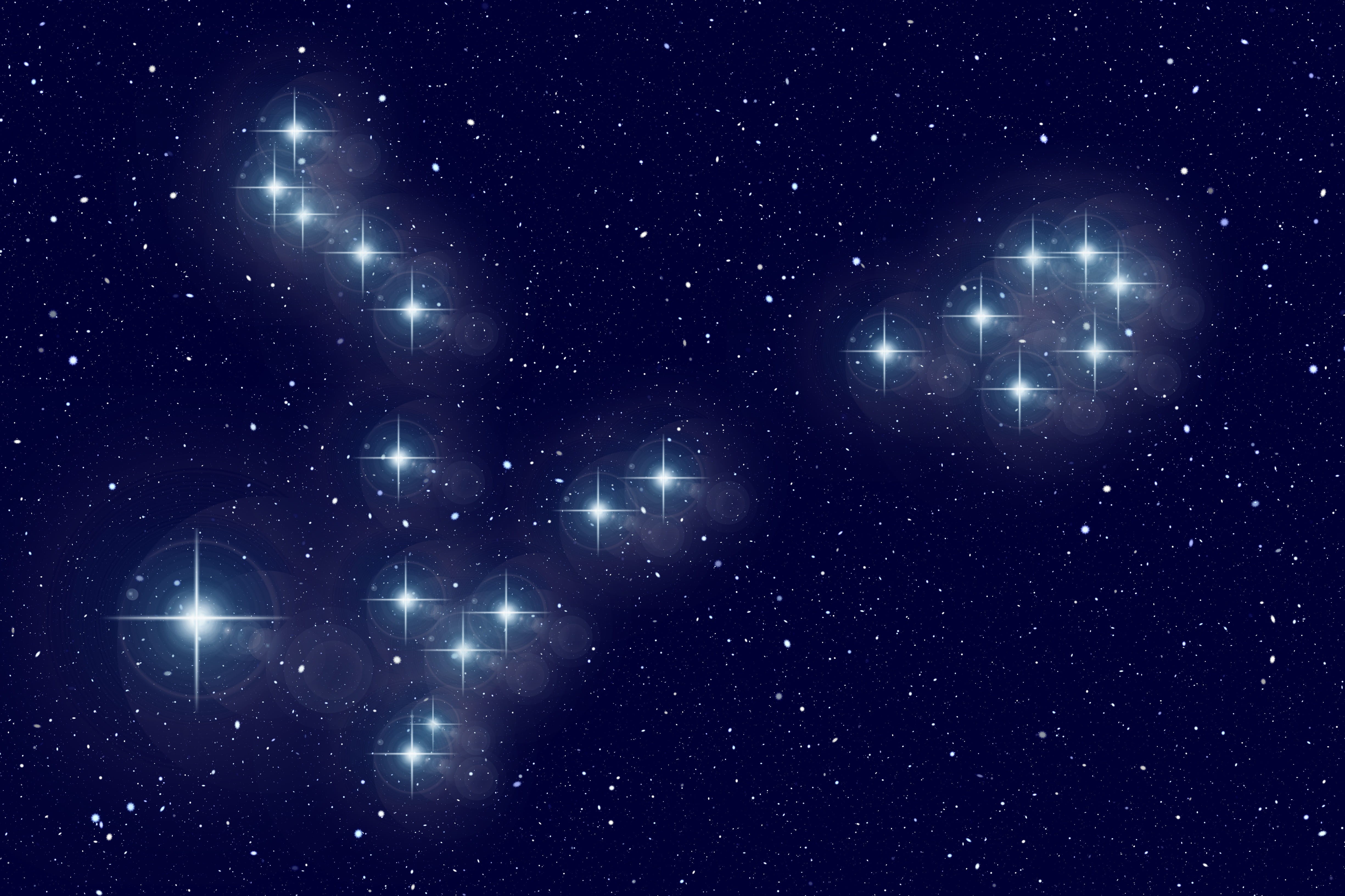 taurus, light - natural phenomenon, night, blue, space, night sky, planet, star - space, star field, sky, black color, no people, astrology, scenics - nature, HD Wallpaper