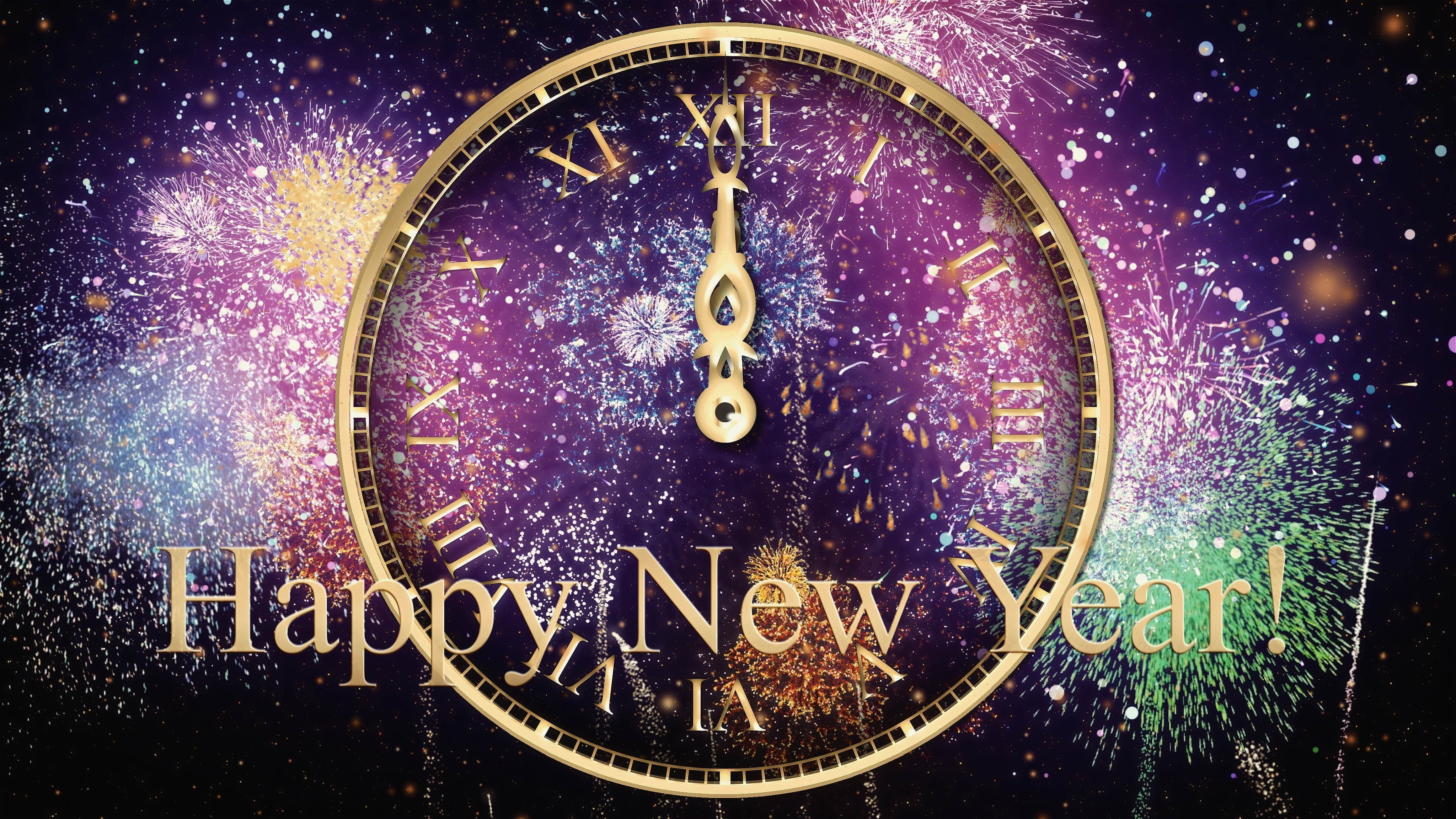 4K, New Year, seasonal, christmas, holiday, 4096x2304 px, HD Wallpaper