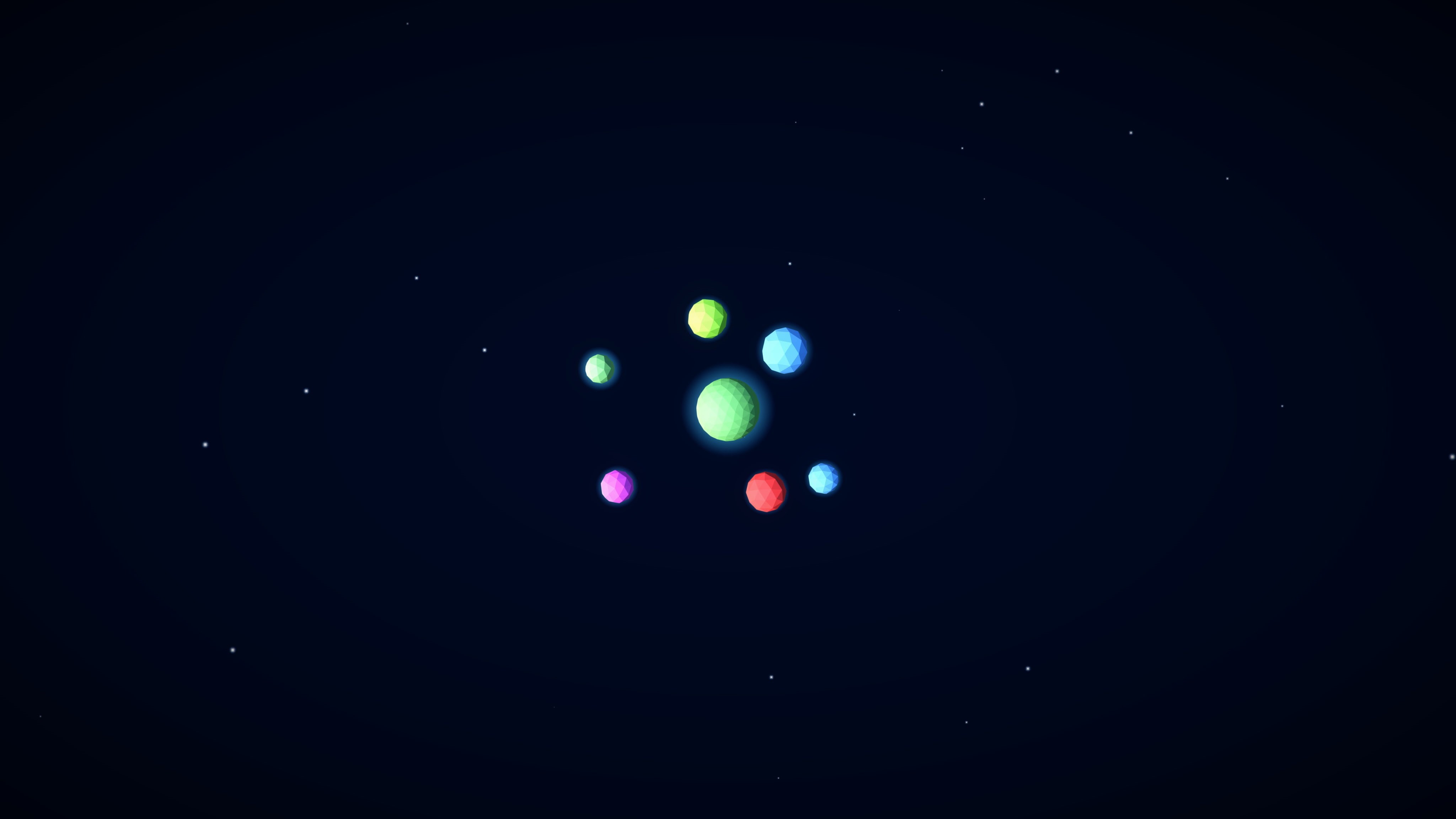 galaxy, 4K, space, digital art, 4096x2304 px, stars, planet, HD Wallpaper