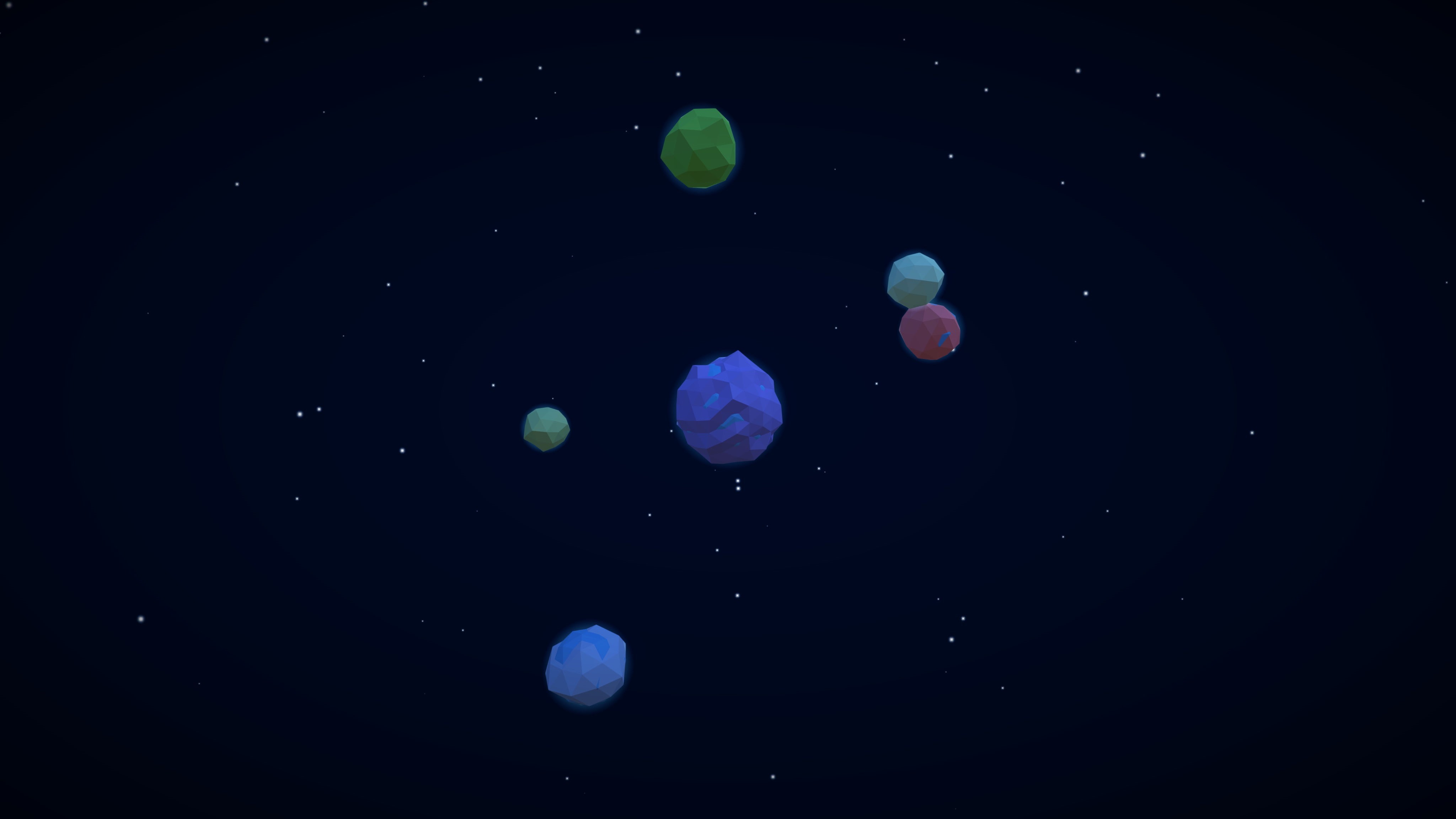 digital art, stars, 4096x2304 px, 4K, space, galaxy, planet, HD Wallpaper