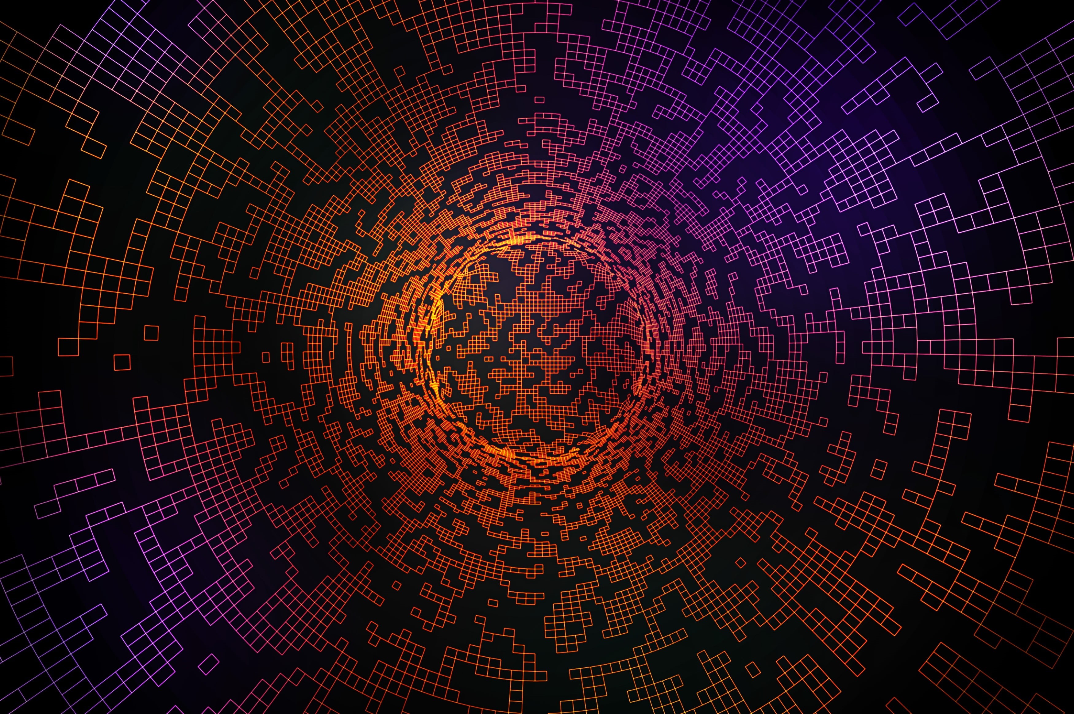 binary code, global communications, design, forms, cyberspace, no people, connection, backgrounds, luminosity, internet, illuminated, technology, computer network, HD Wallpaper