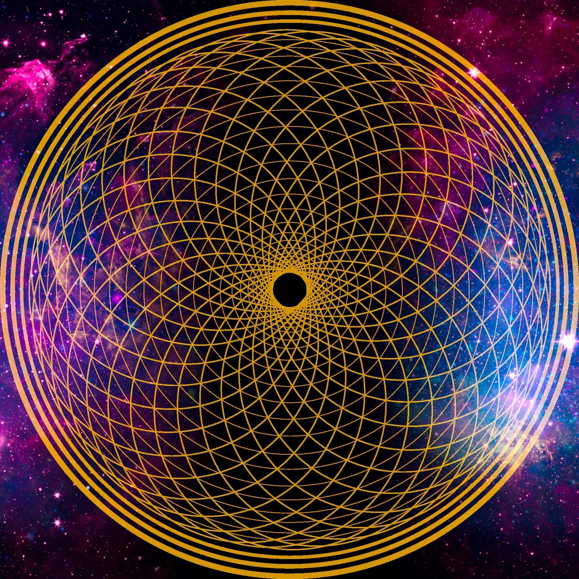 universo, sphere, geometric shape, multi colored, design, flor, crown, flower, 1080P, chacras, backgrounds, shape, esence, technology, indoors, pattern, Phone HD Wallpaper