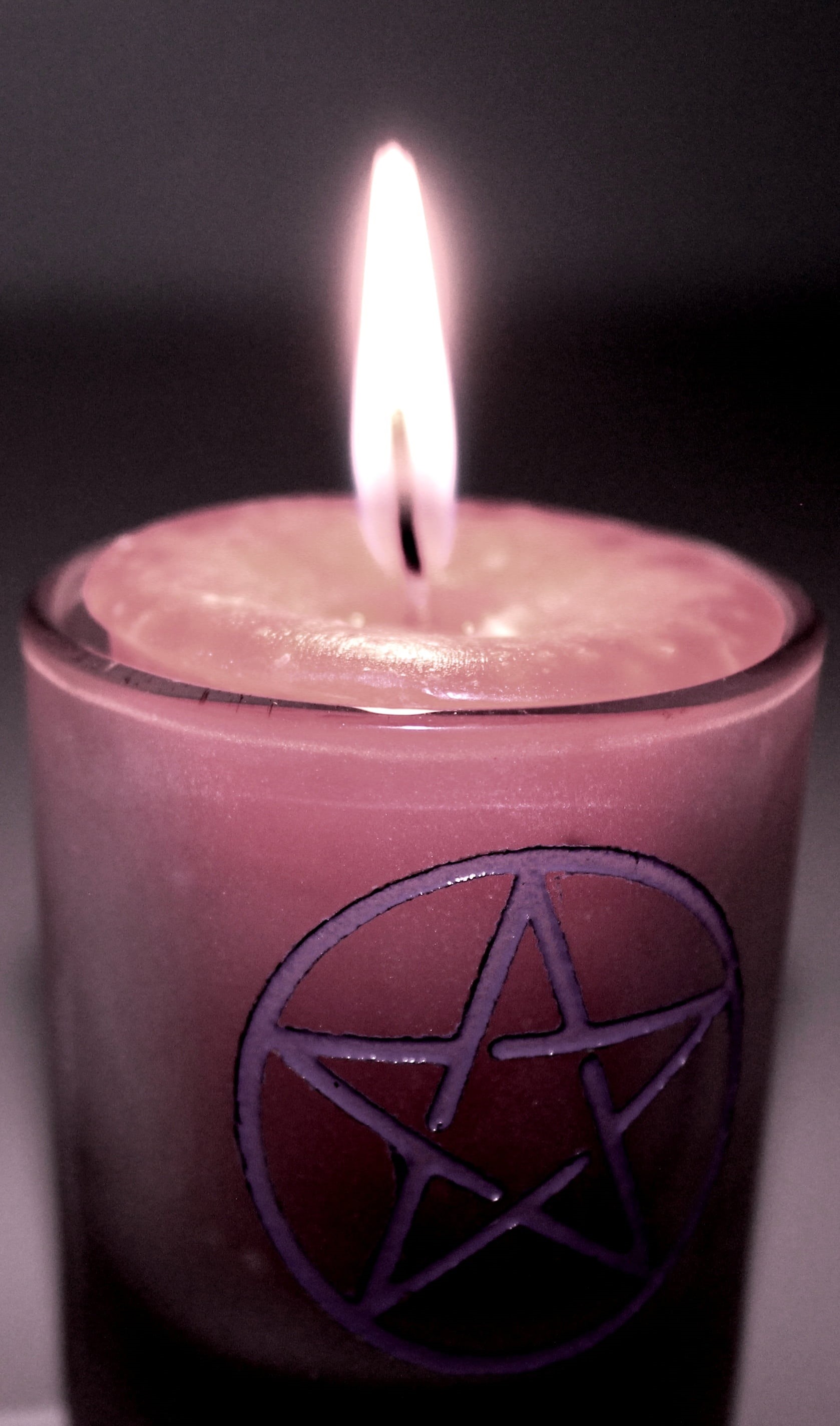 occult, paranormal healing project, red, closeup, candle magic, pink, lighting equipment, pagan, mystic, candle magick, glowing, necromancy, 2K, fire - Natural Phenomenon, Phone HD Wallpaper