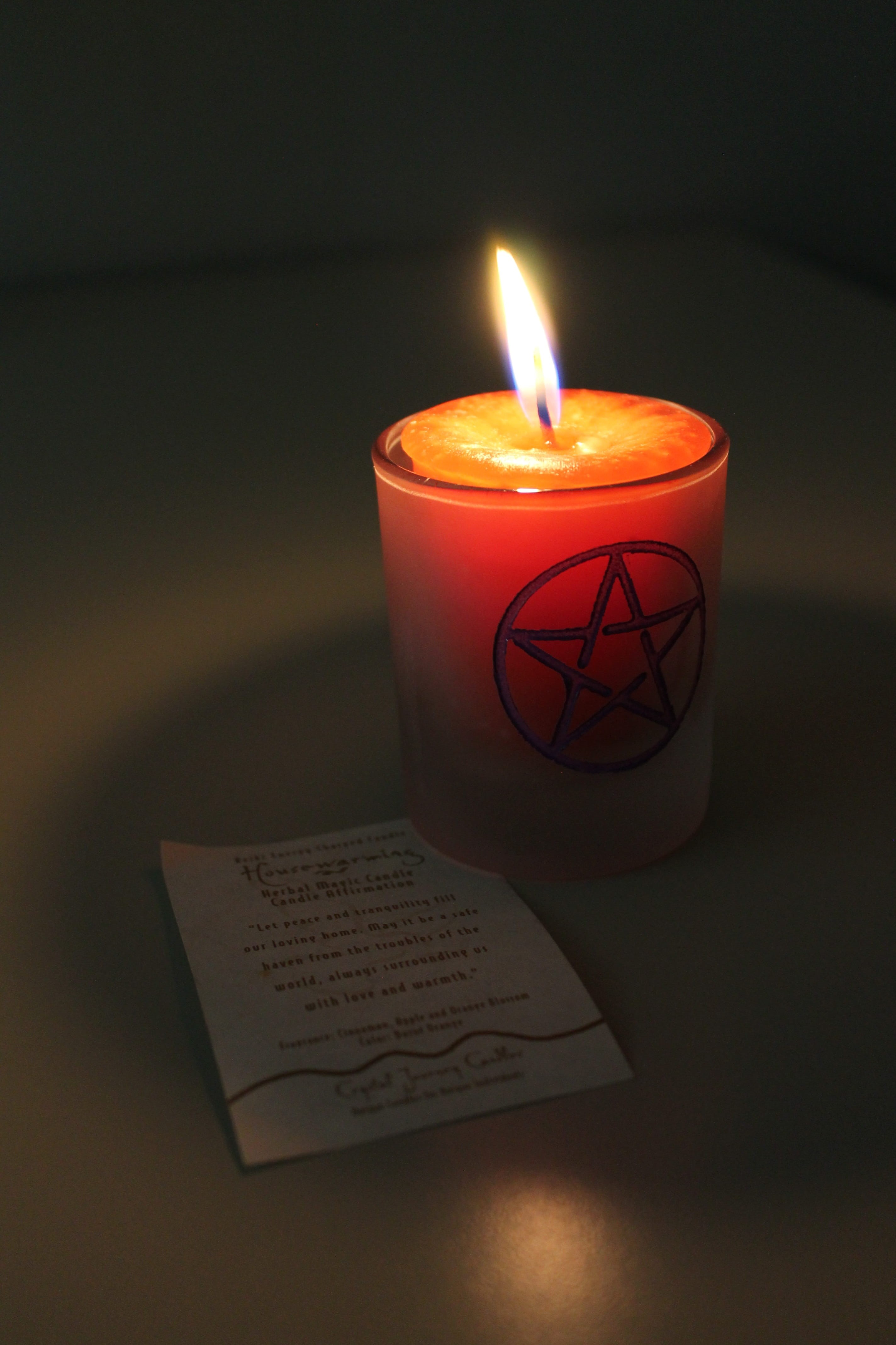 candle, glowing, pagan, indoors, amber avalona, star design, darkroom, magic, nature, dark, paranormal healing project, illuminated, close-up, 4K, fire - natural phenomenon, Phone HD Wallpaper