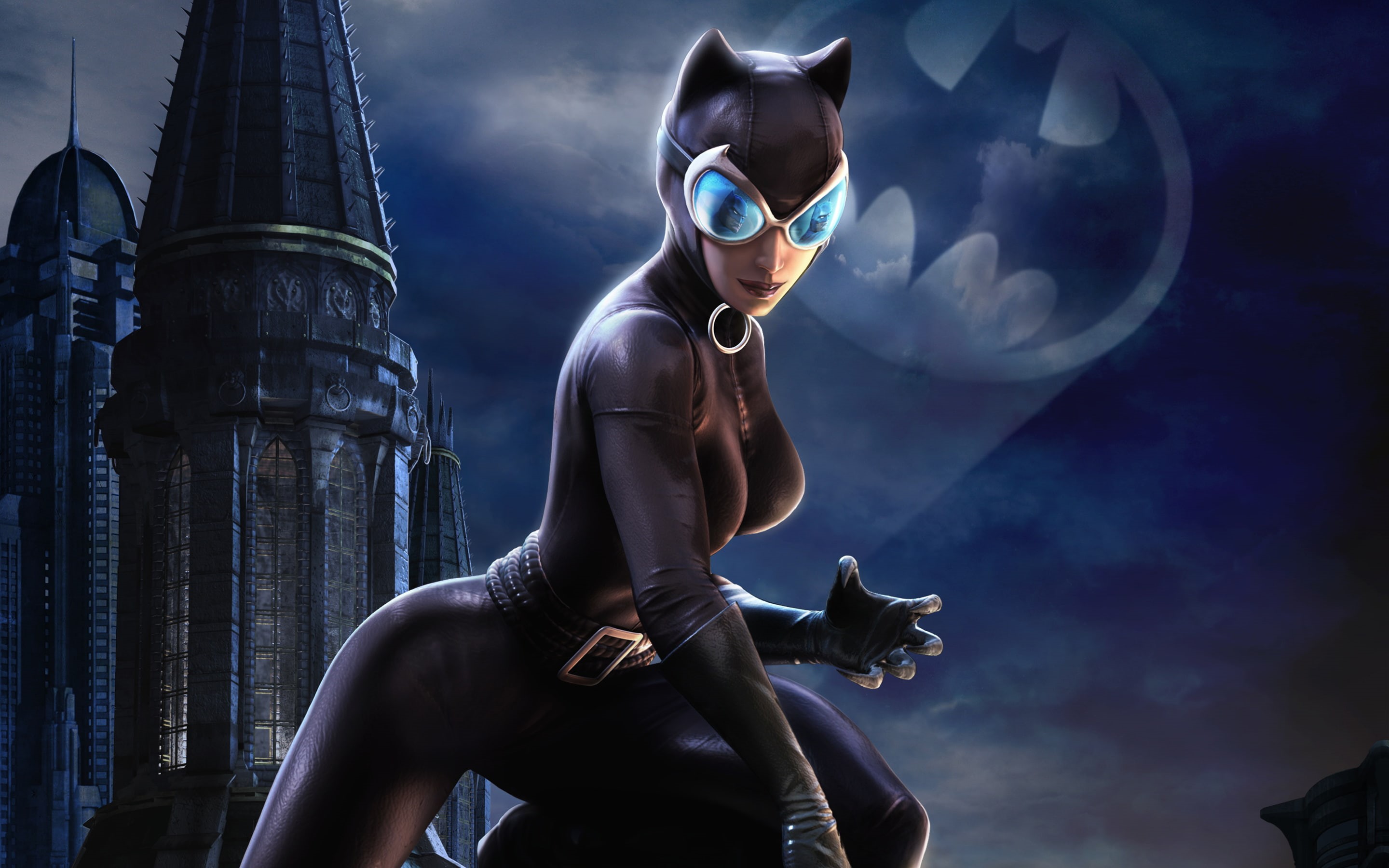 online, dc, universe, 2K, catwoman, HD Wallpaper