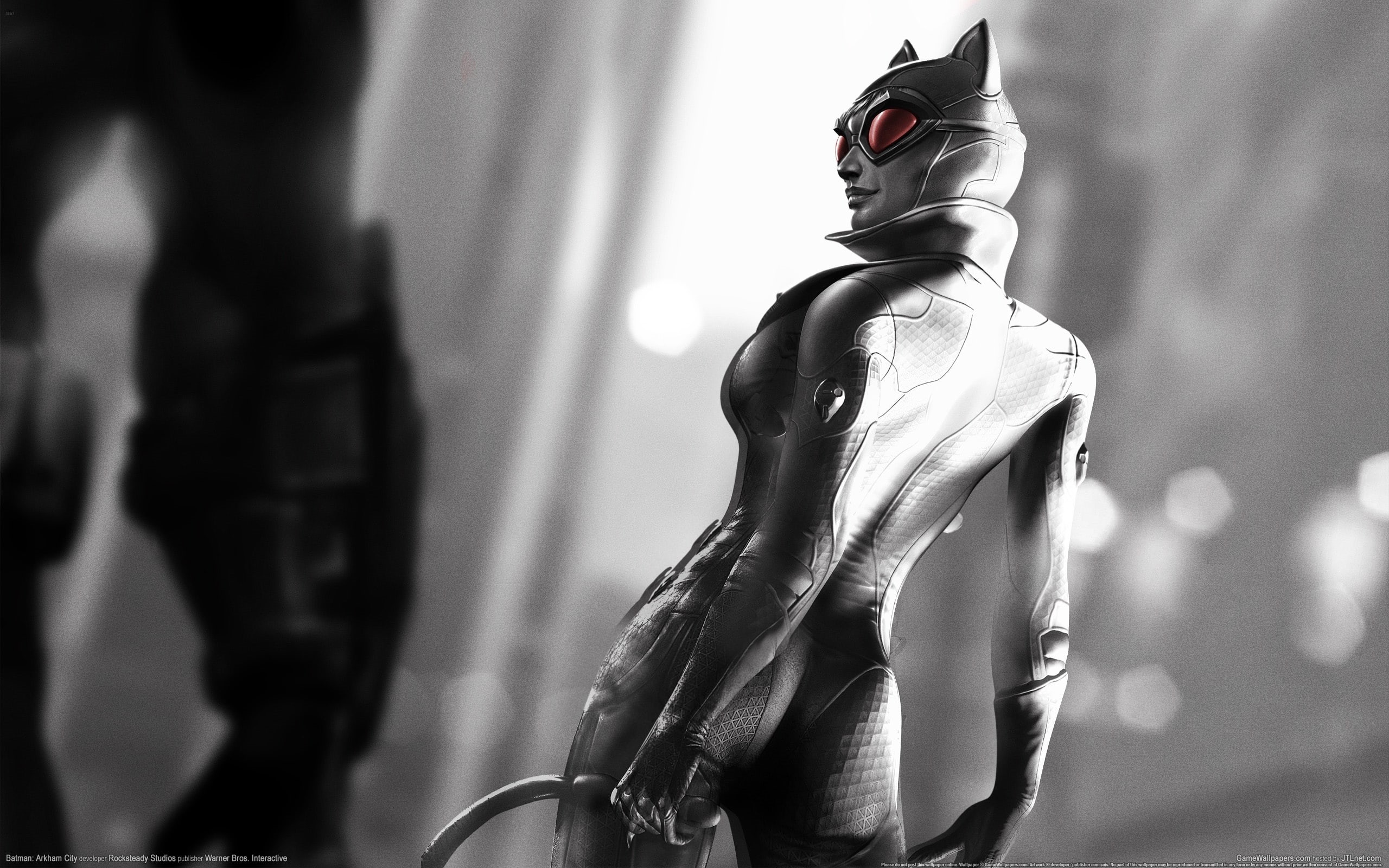 city, batman, hd, video games, arkham, catwoman, 2K, HD Wallpaper