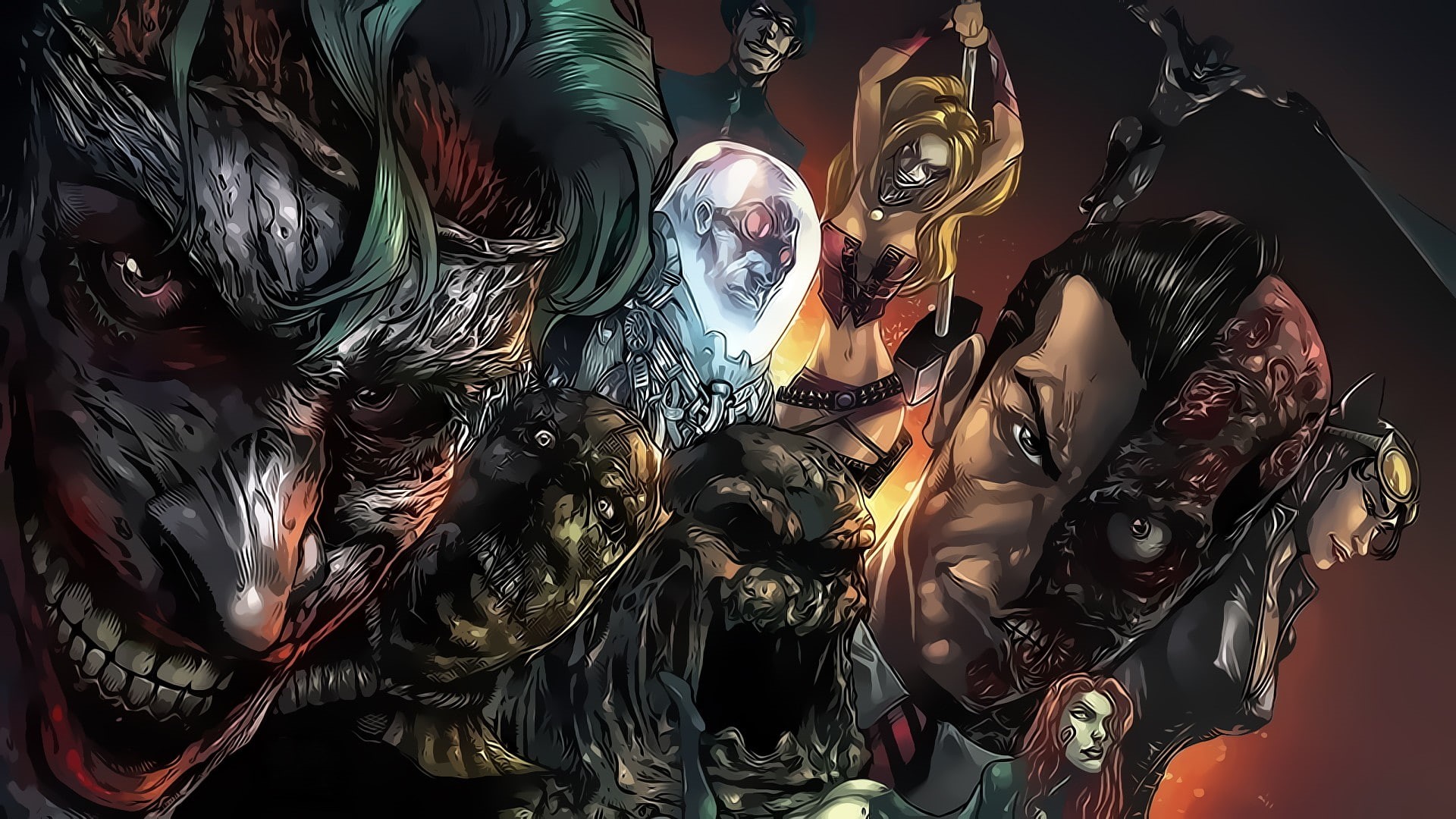 1080P, anime, dc comics, comics, superhero, character, batman, dc, make, HD Wallpaper