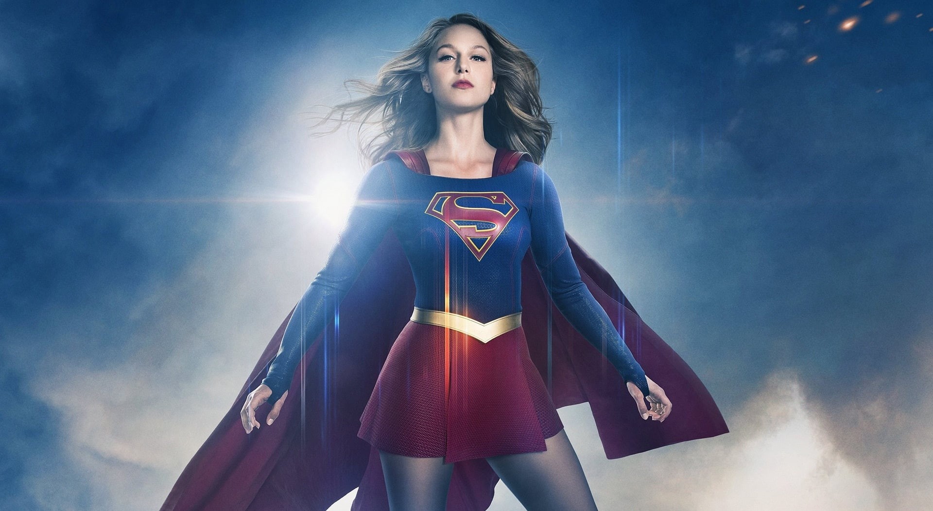 heroes, Movies, hair, tv shows, front view, brown hair, young women, 1080P, melissa benoist, supergirl, long hair, beautiful woman, the cw, Man of Steel, HD Wallpaper