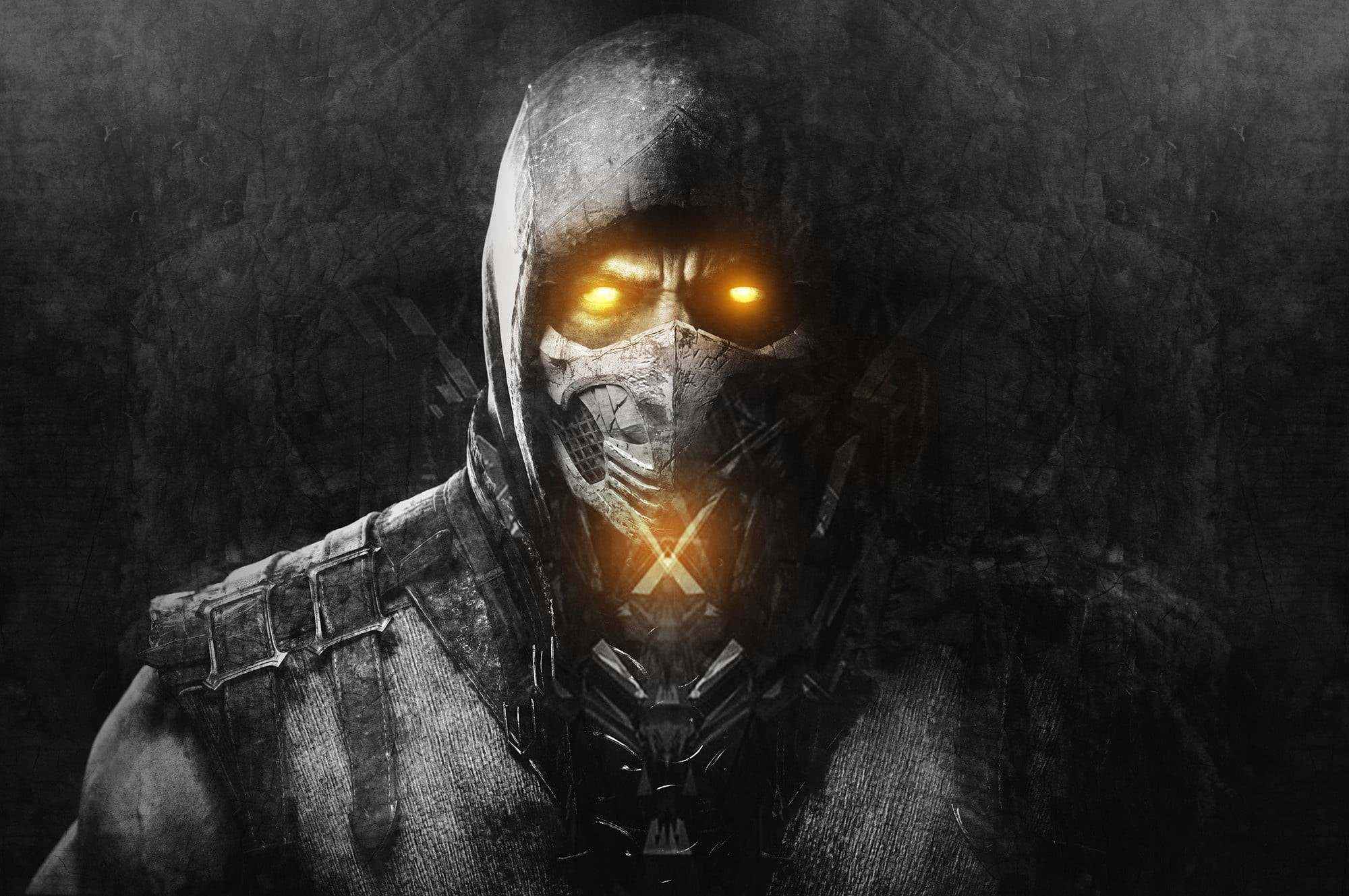 Hassi, Mortal Kombat, Mortal Komba X, Siray Ryu, Hanzos, Capuchin, 1080P, Scorpion, mask, ninja, video game, Scorpio, HD Wallpaper